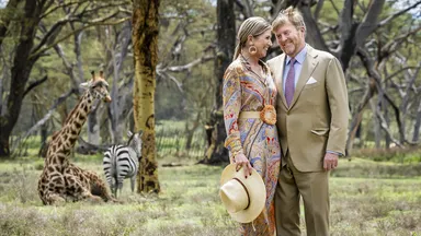 Tussen de wilde dieren: zo zag dag 2 van het staatsbezoek aan Kenia eruit