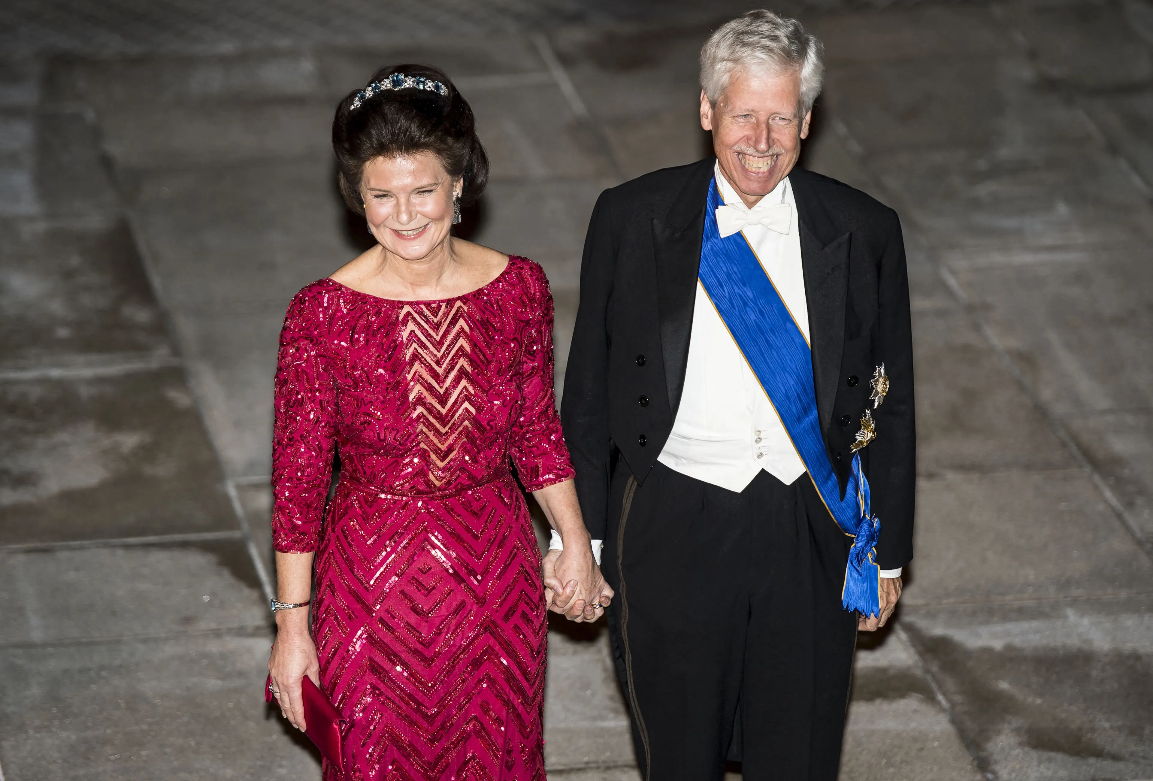 Prinses Margaretha draagt het aquamarijnen diadeem in 2012.