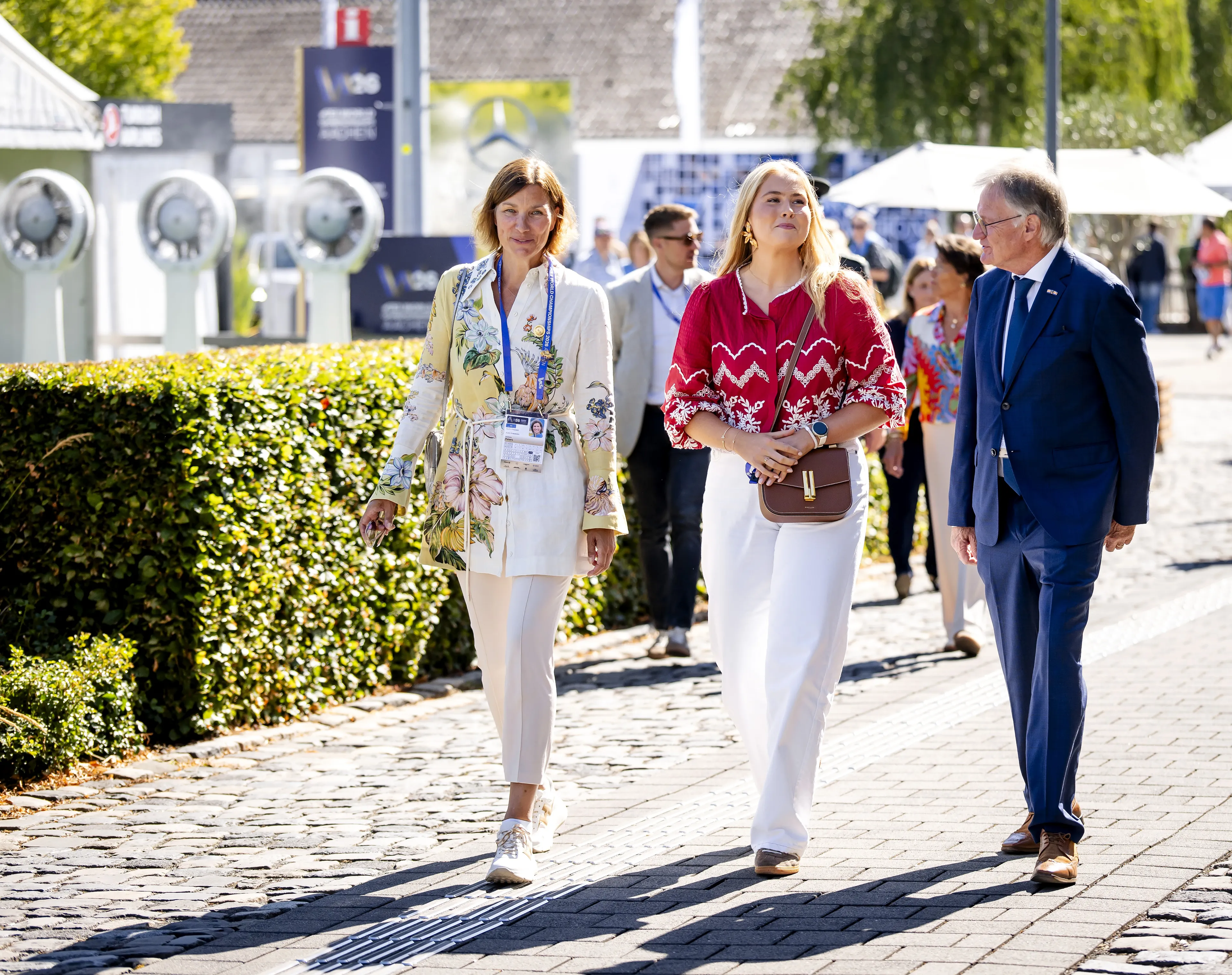 De prinses verscheen in een nieuwe outfit.