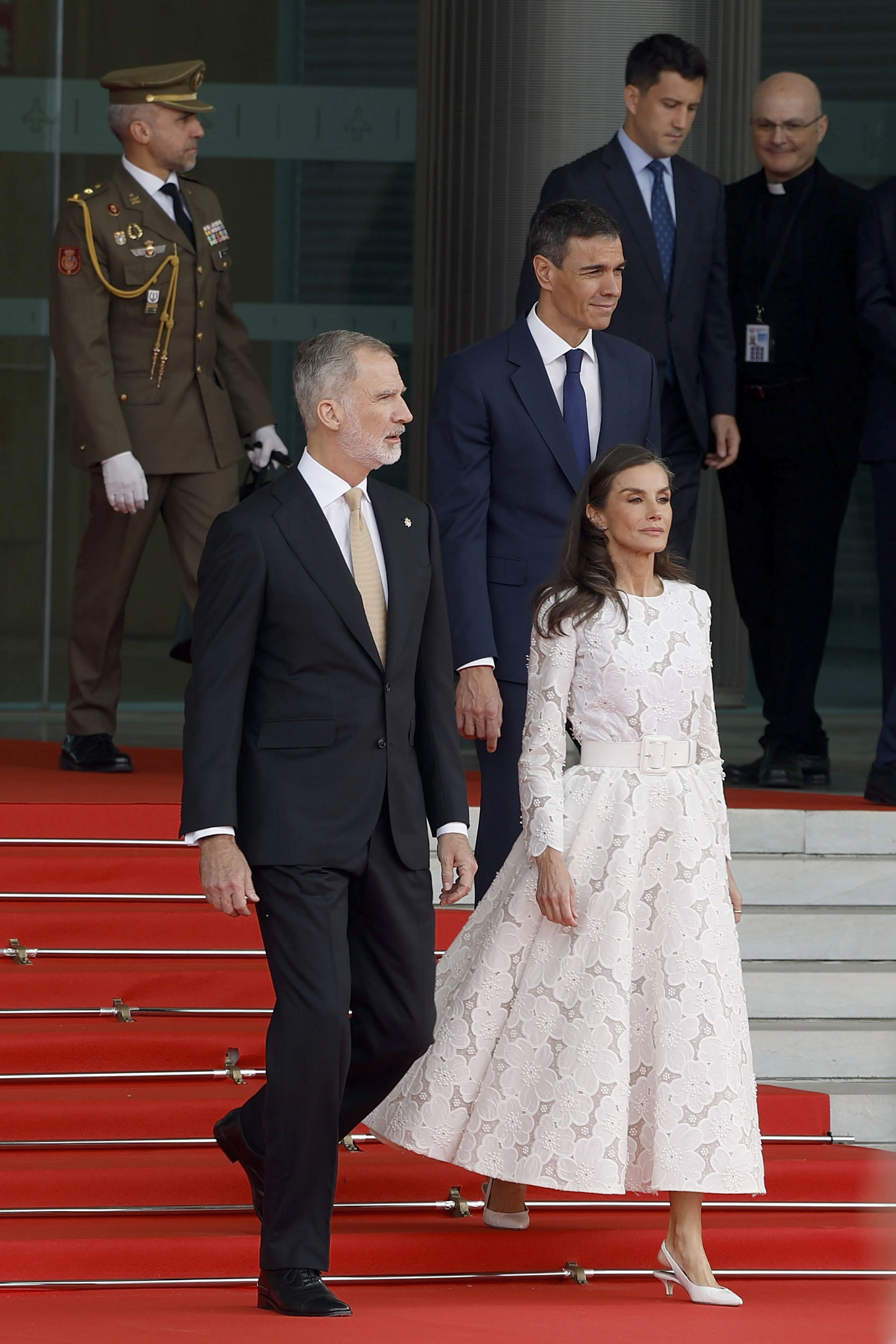 Koning Felipe en koningin Letizia.
