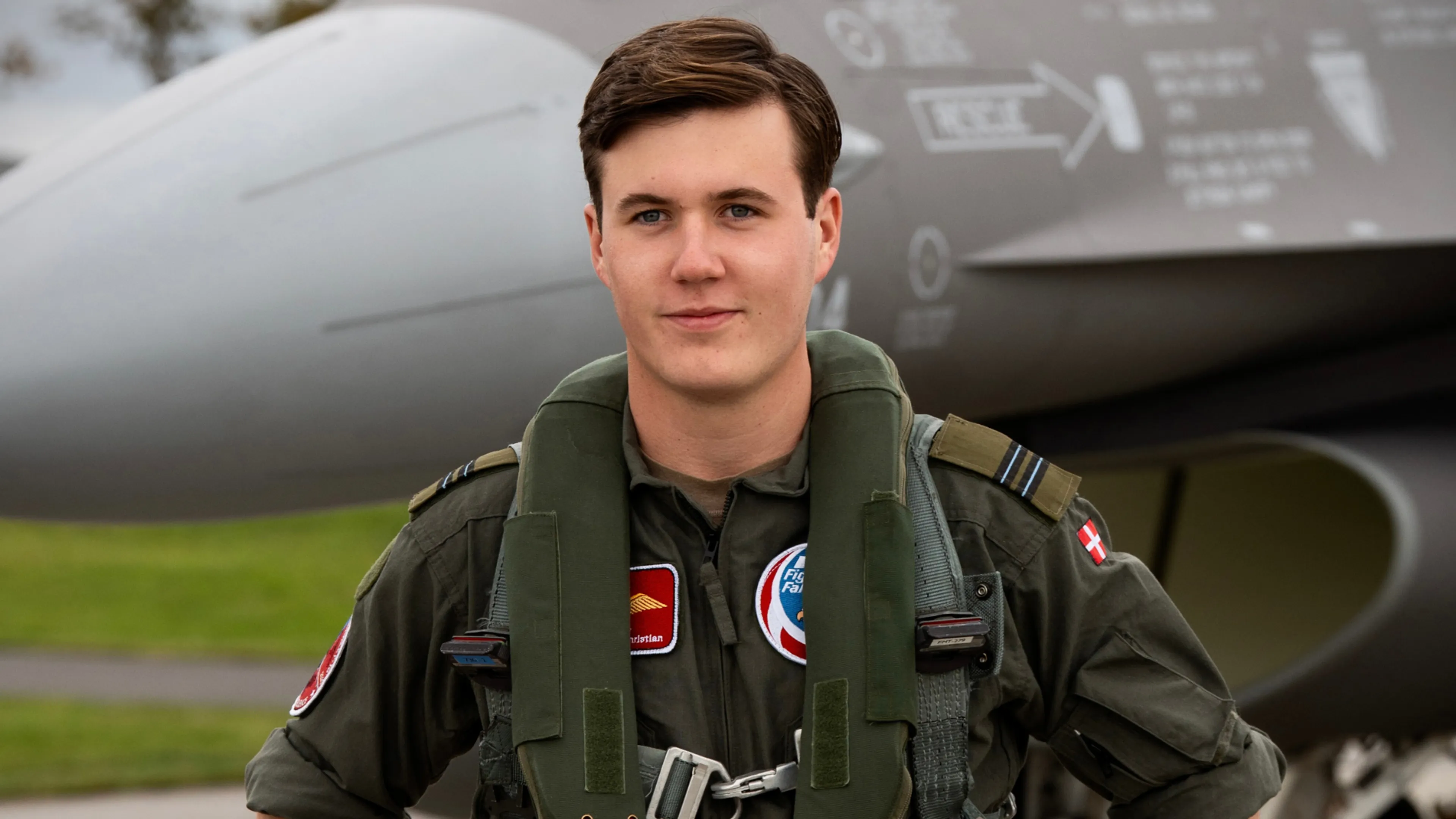 Jongensdroom komt uit voor Christian: kroonprins vliegt mee in een F-16