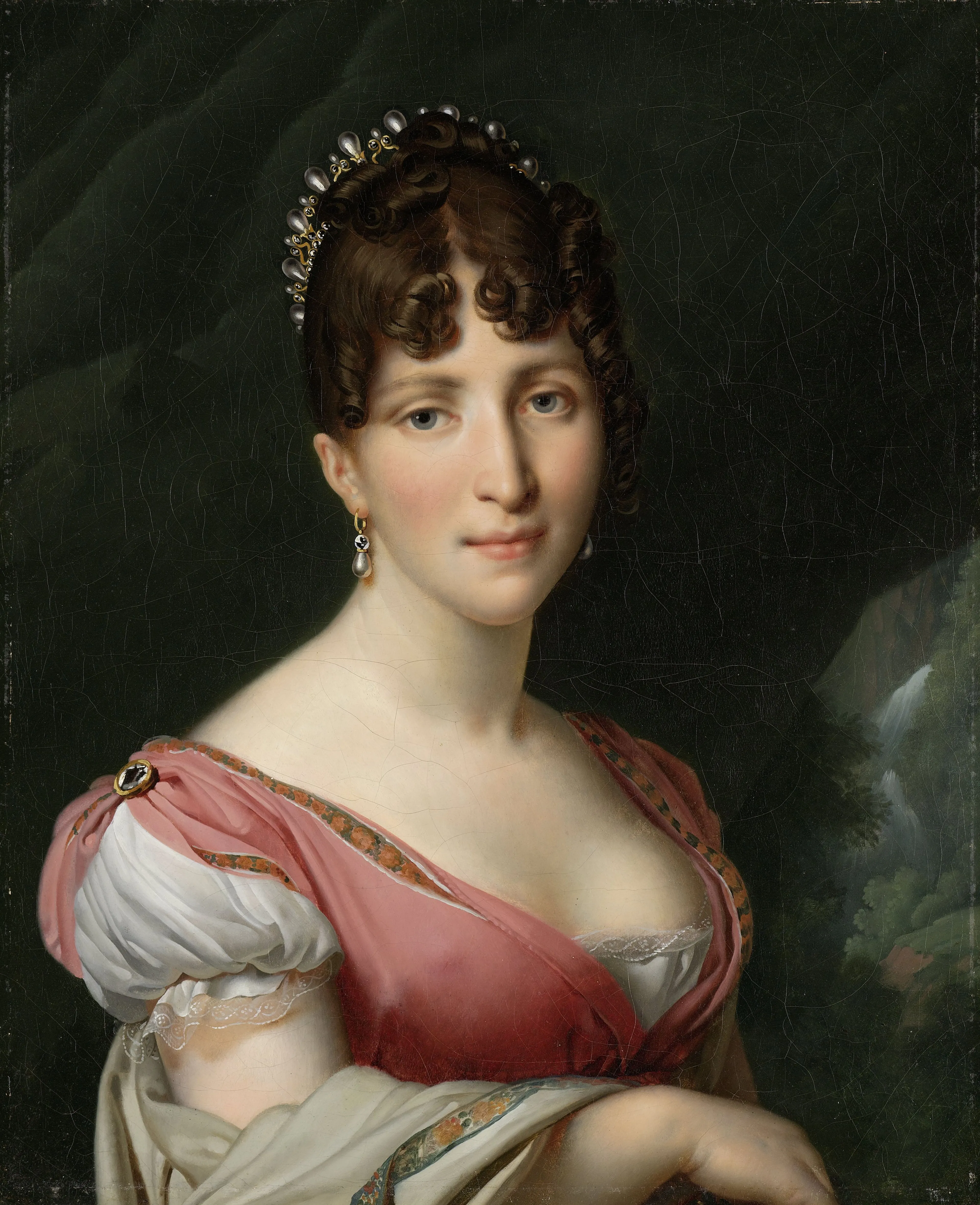Een schilderij van Hortense de Beauharnais.