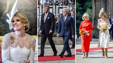 Wauw! Koningin Máxima draagt kroningsjurk tijdens eerste dag staatsbezoek