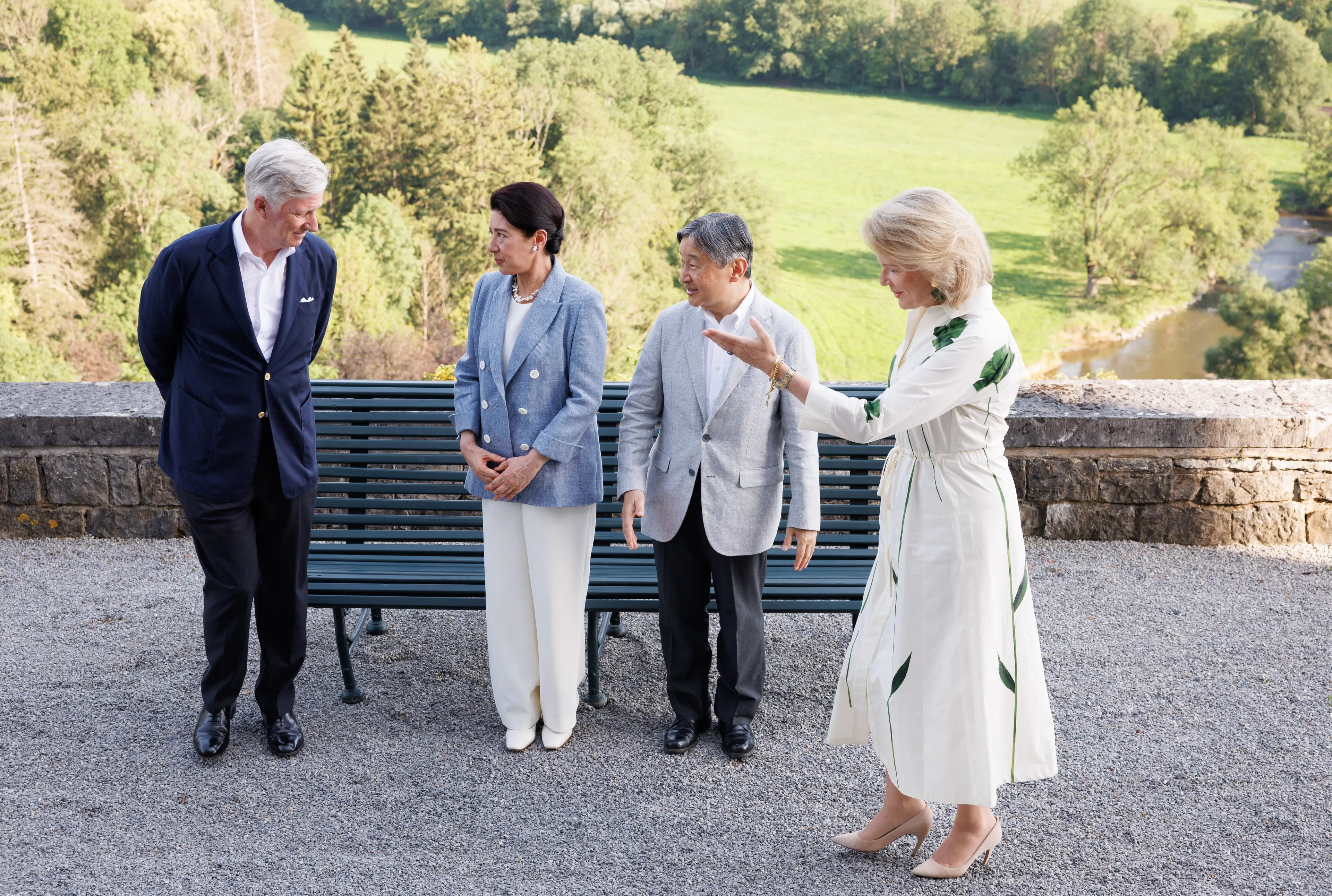 De fotosessie vond plaats in Namen.