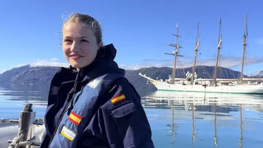 Zó gaat het nu met prinses Leonor op zee