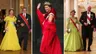 Kleurrijke glamour uit Noorwegen: de mooiste galajurken van koningin Sonja