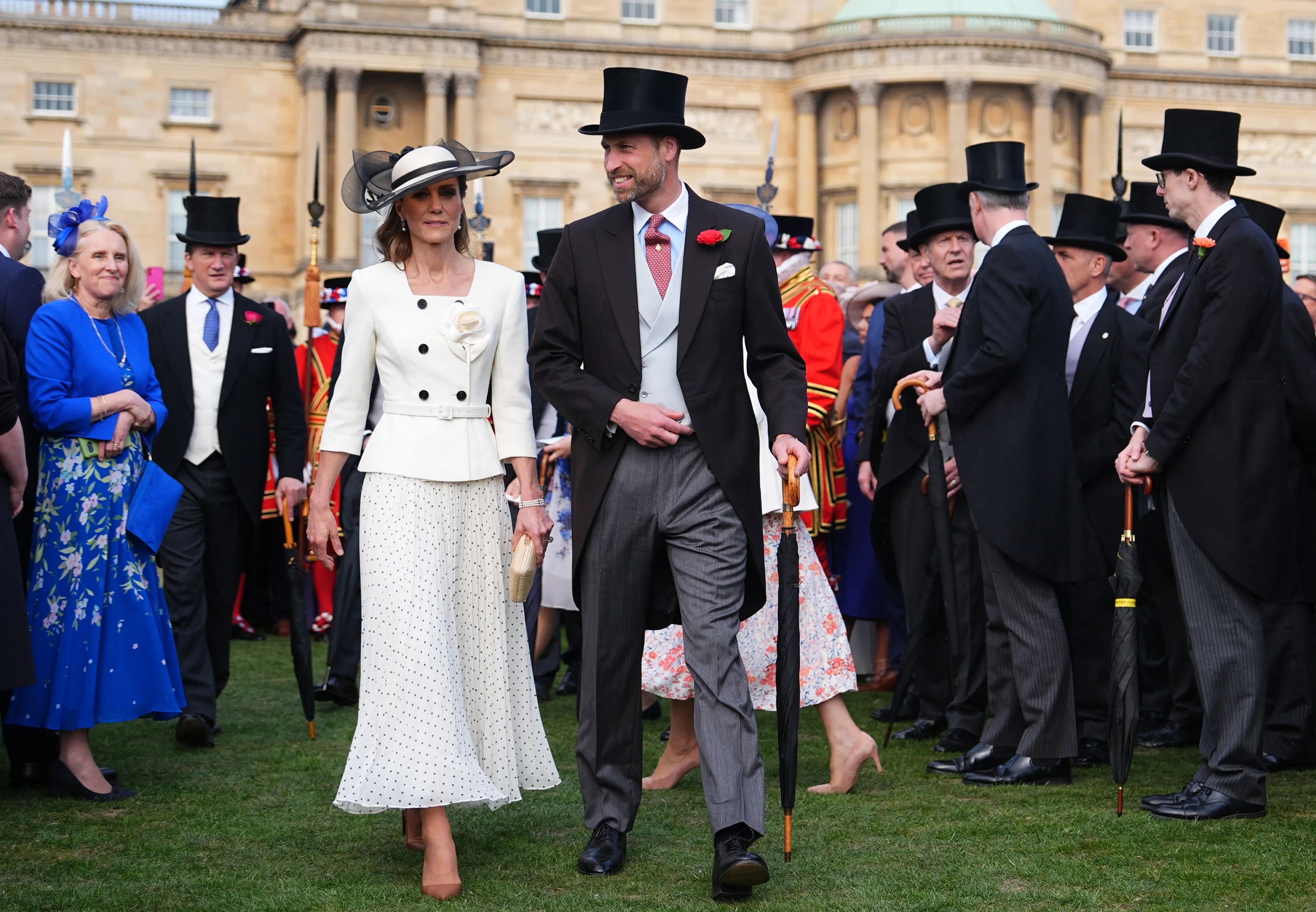 Prins William en Catherine, de prinses van Wales.
