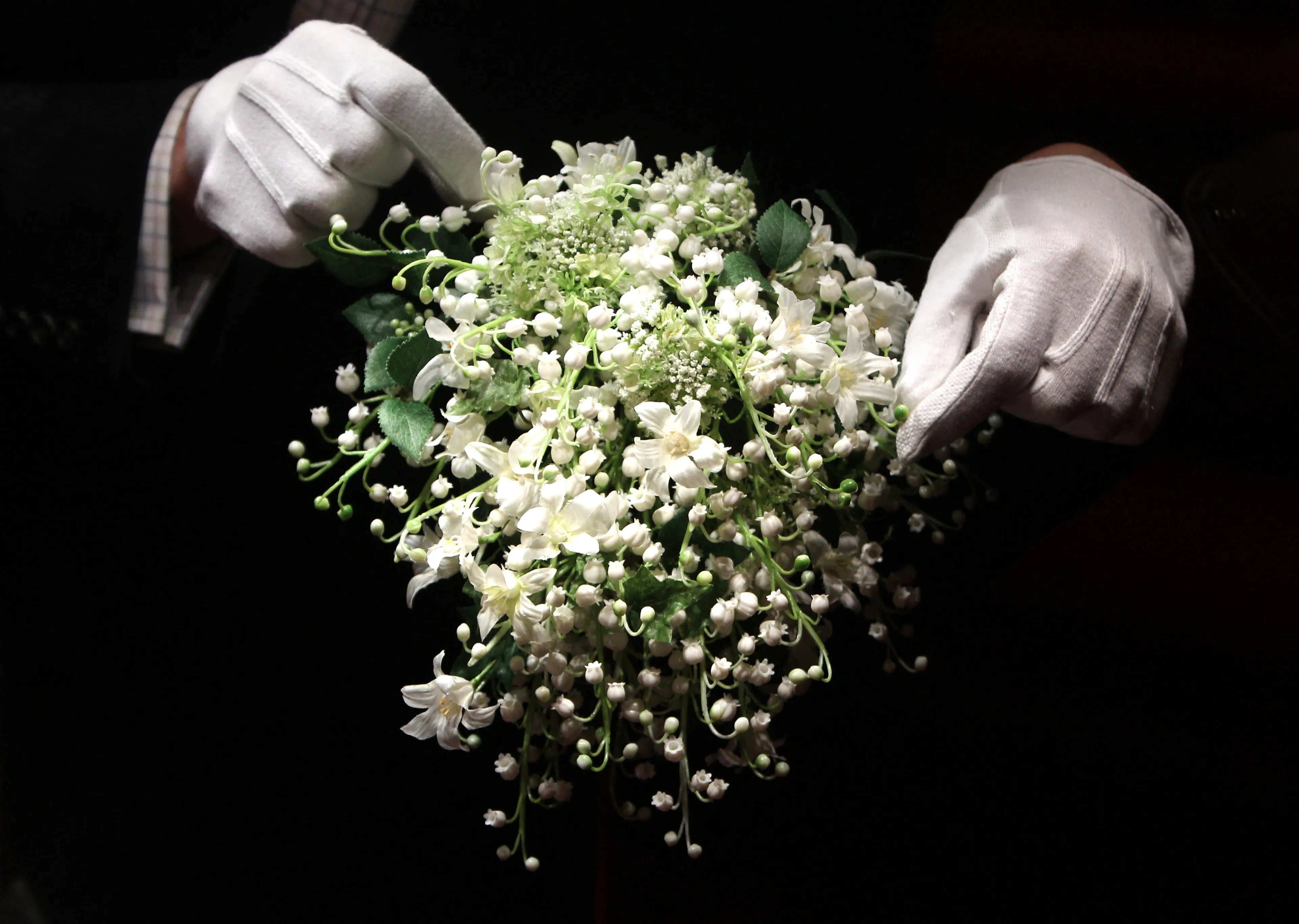 Het trouwboeket van Catherine.