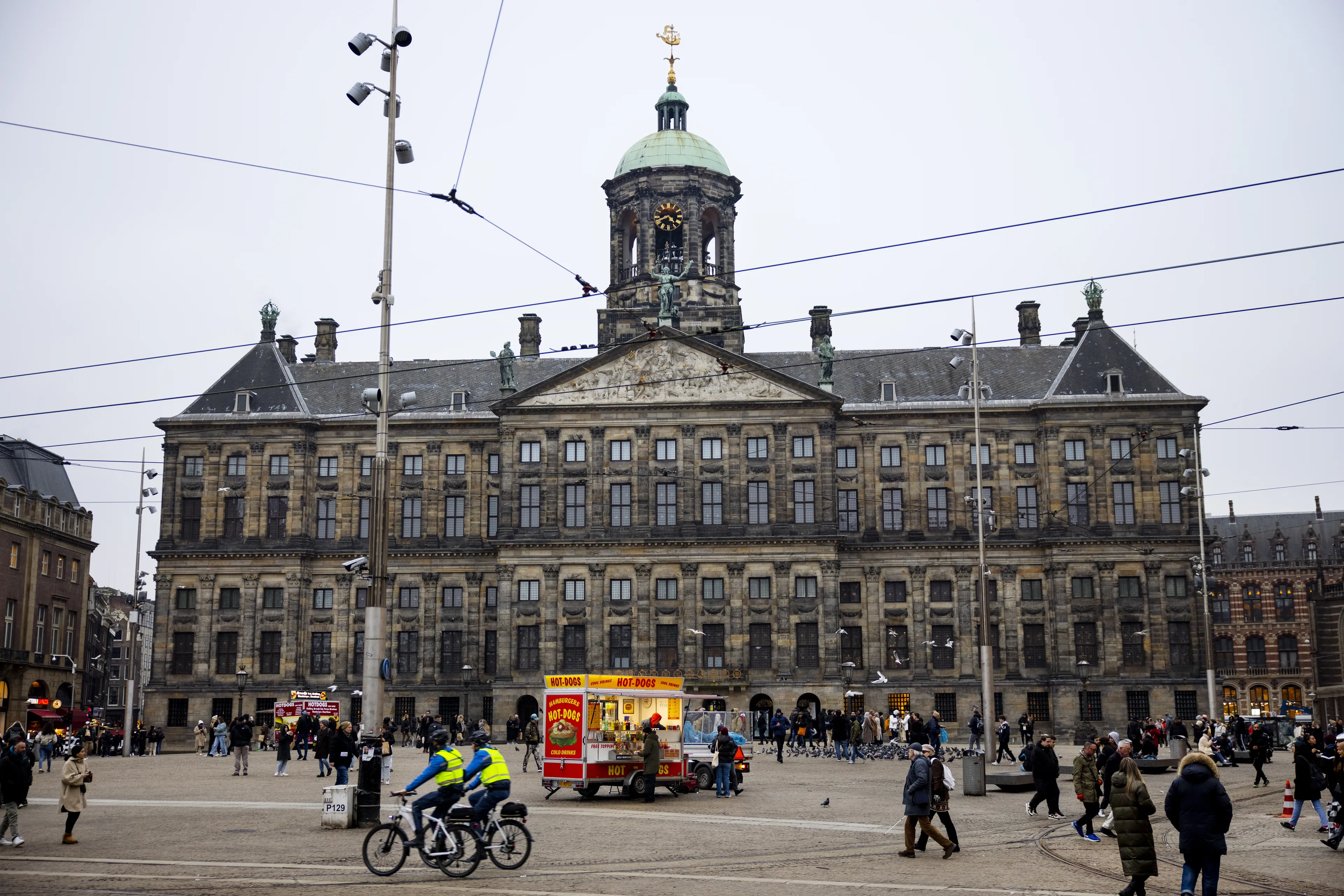 Het Koninklijk Paleis op de Dam.