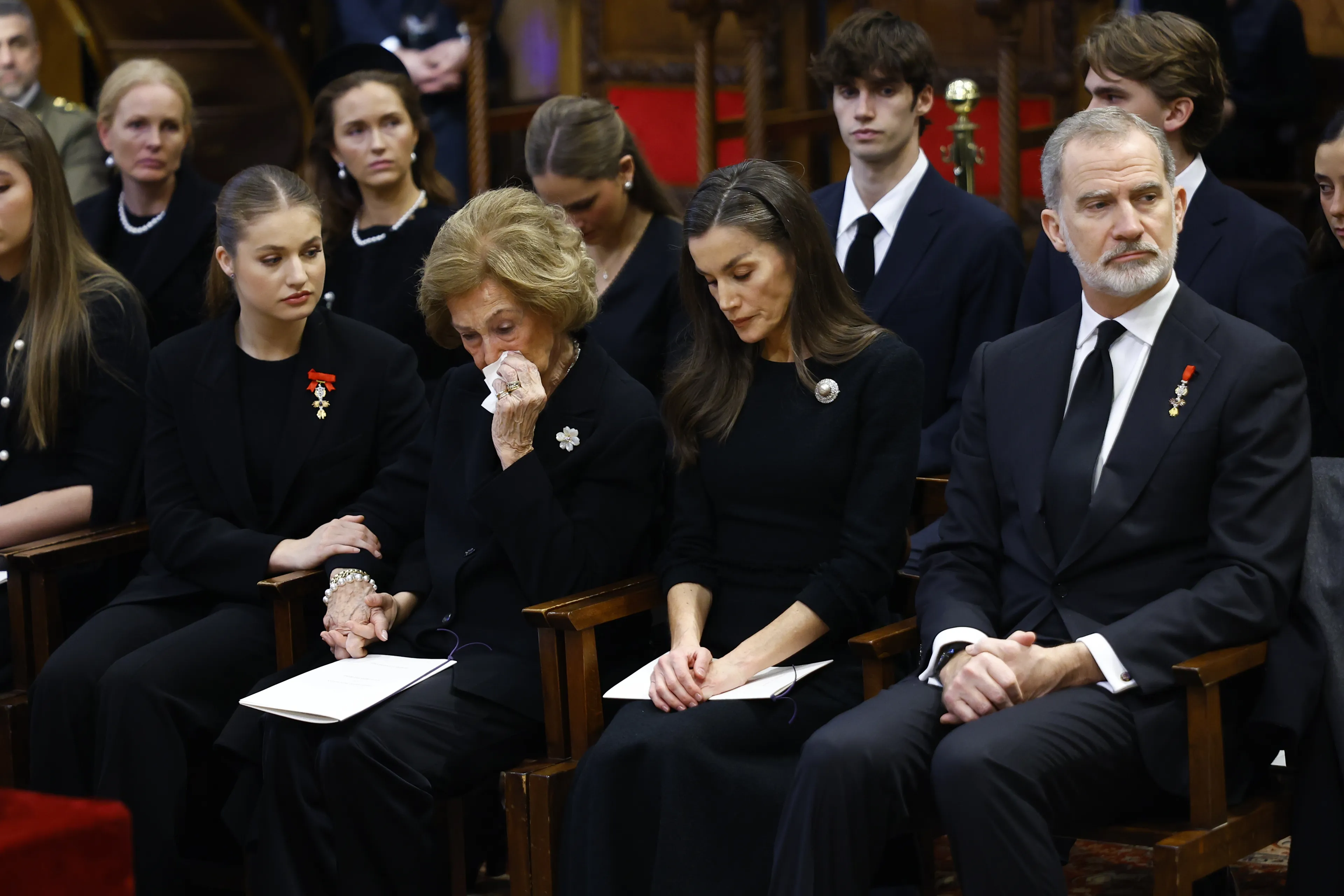 Koningin Sofia, de tante van prinses Alexia.