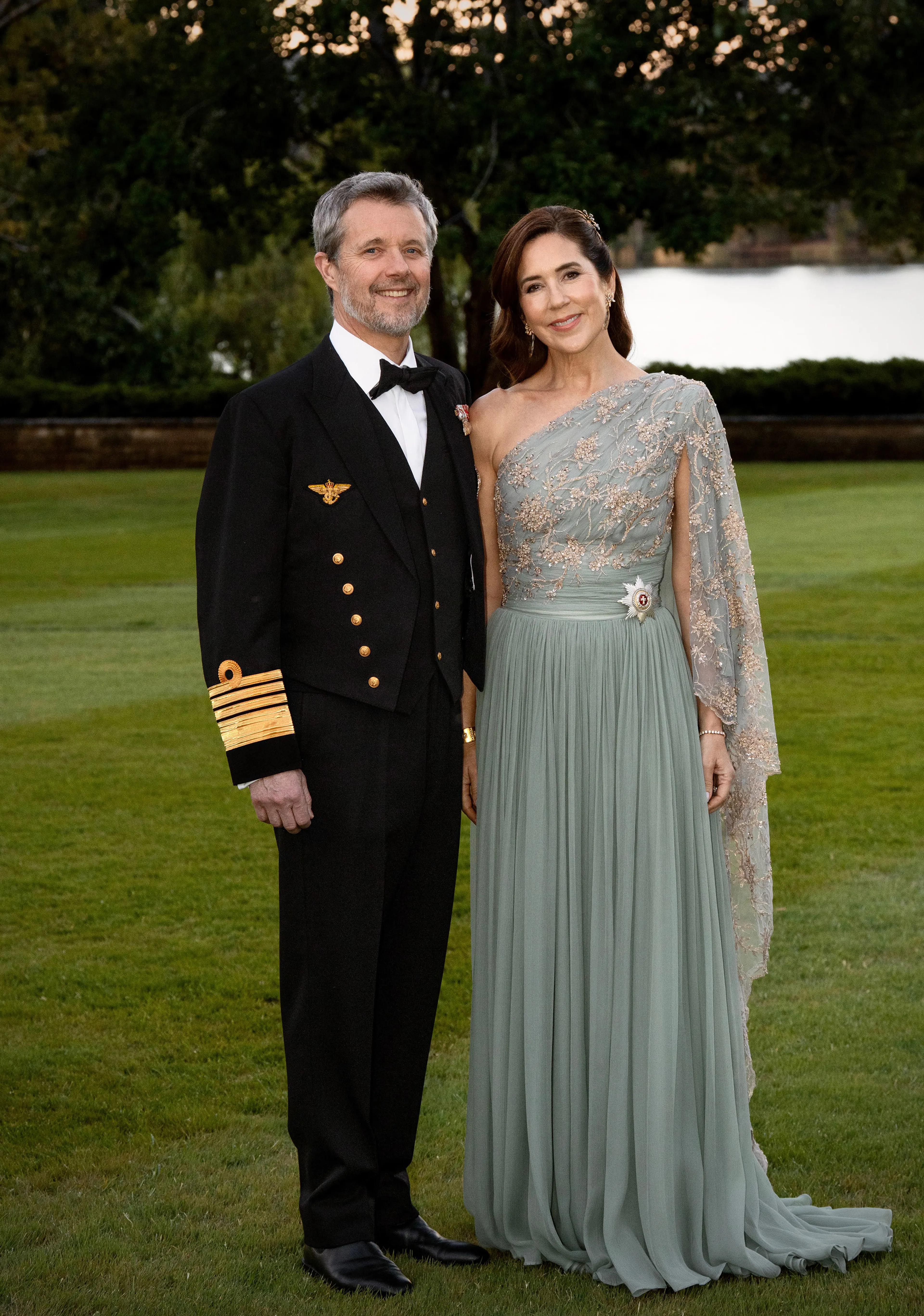 Het officiële staatsbanket in Canberra.