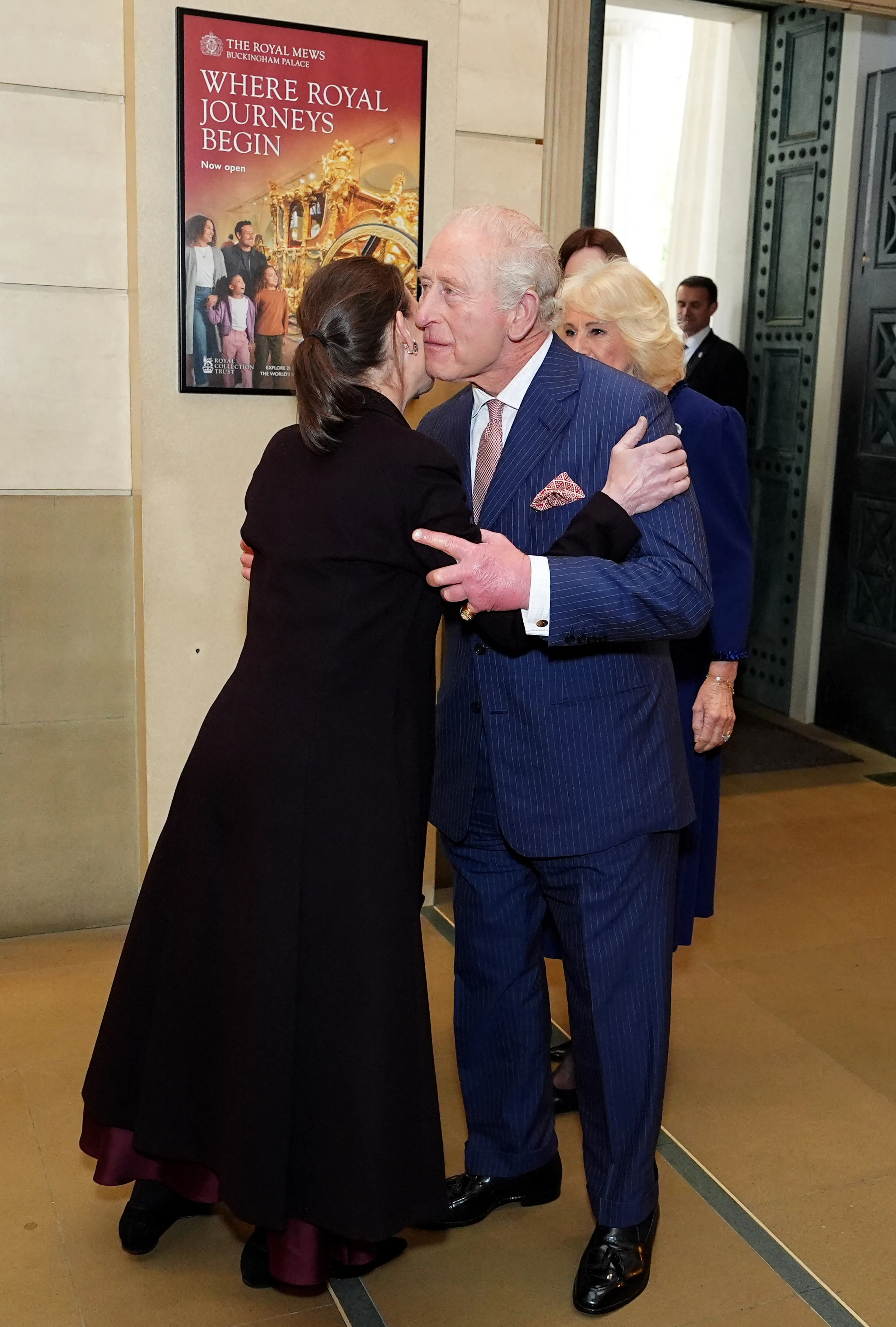 Lady Sarah met koning Charles (2026).