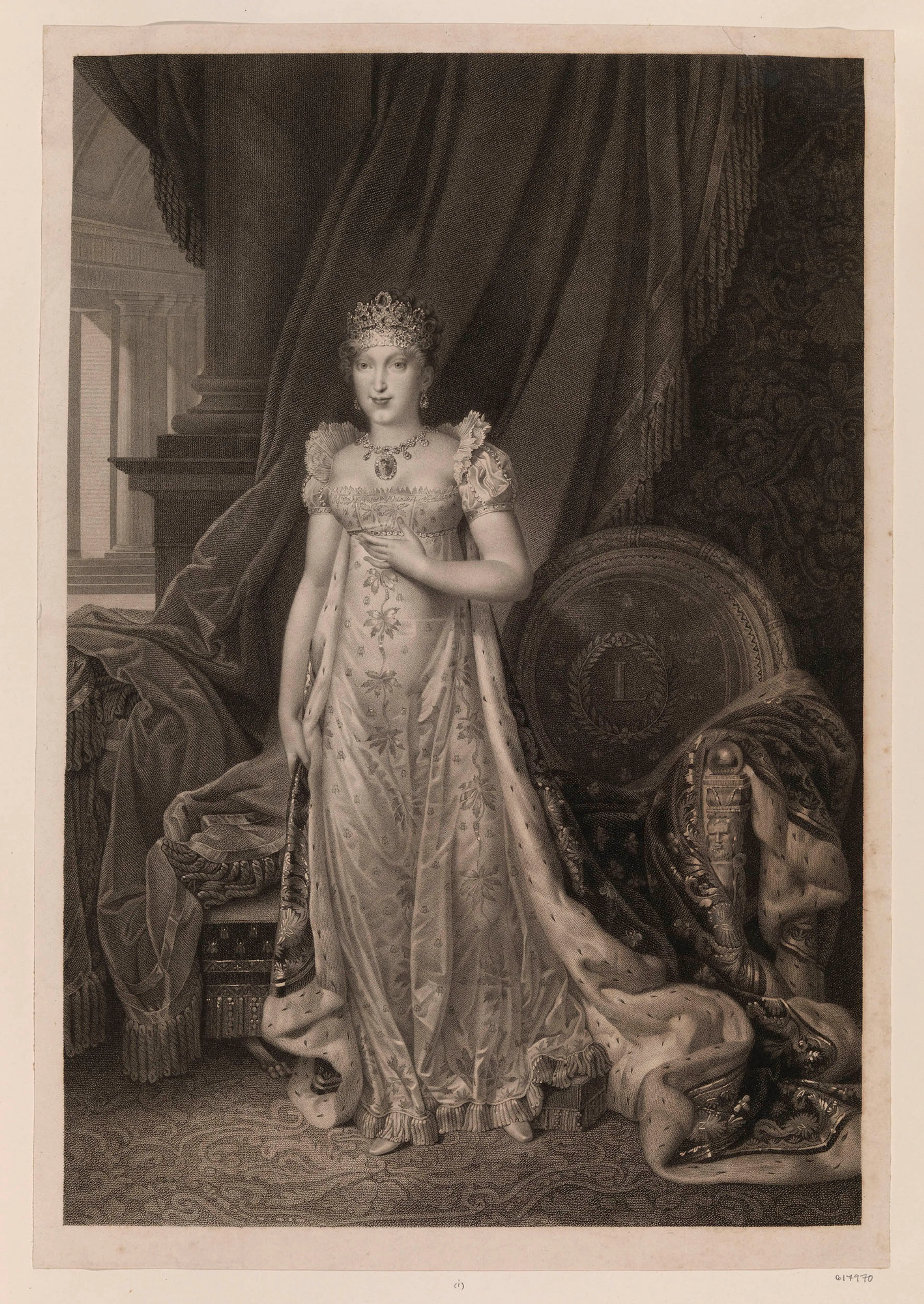 Een oudere Hortense de Beauharnais.
