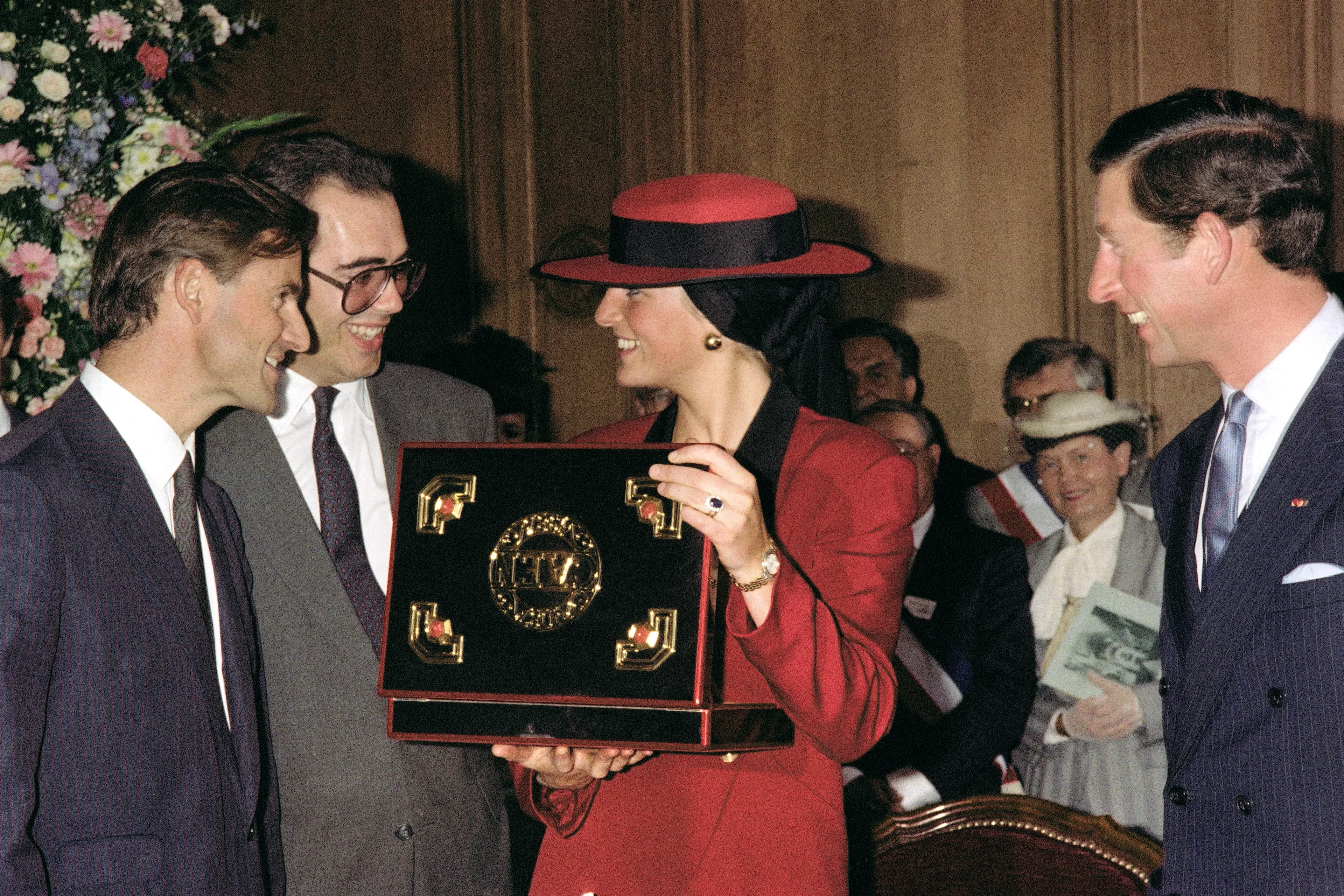 Prinses Diana draagt het horloge in 1987.