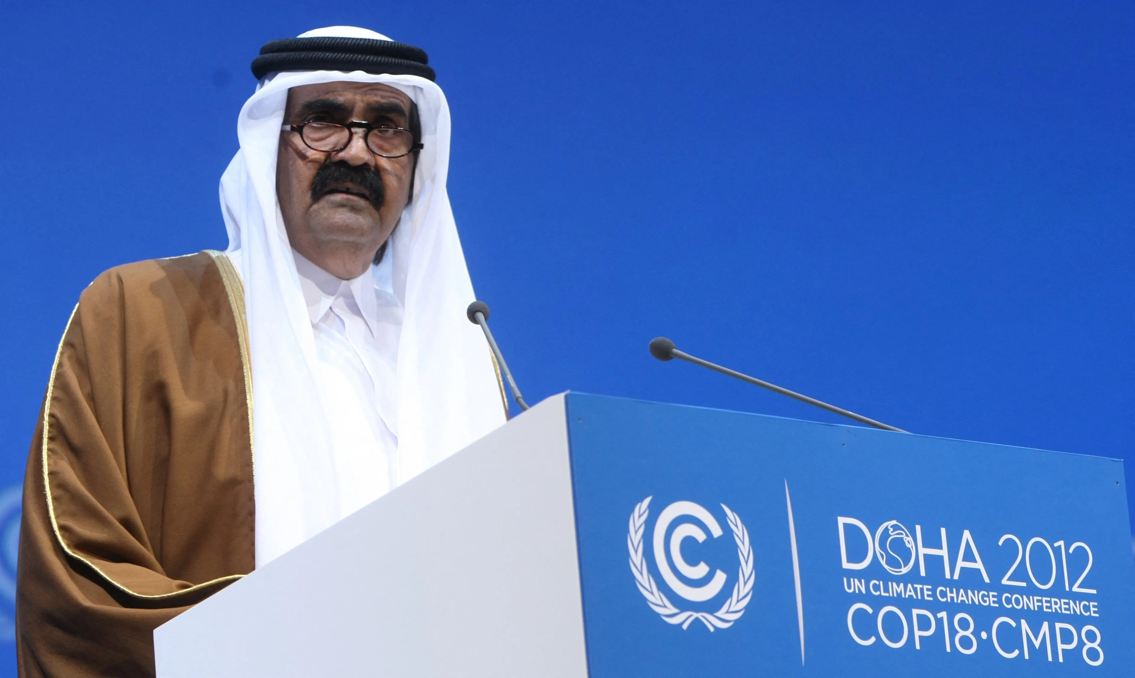 Sjeik Hamad bin Khalifa Al Thani (2012).