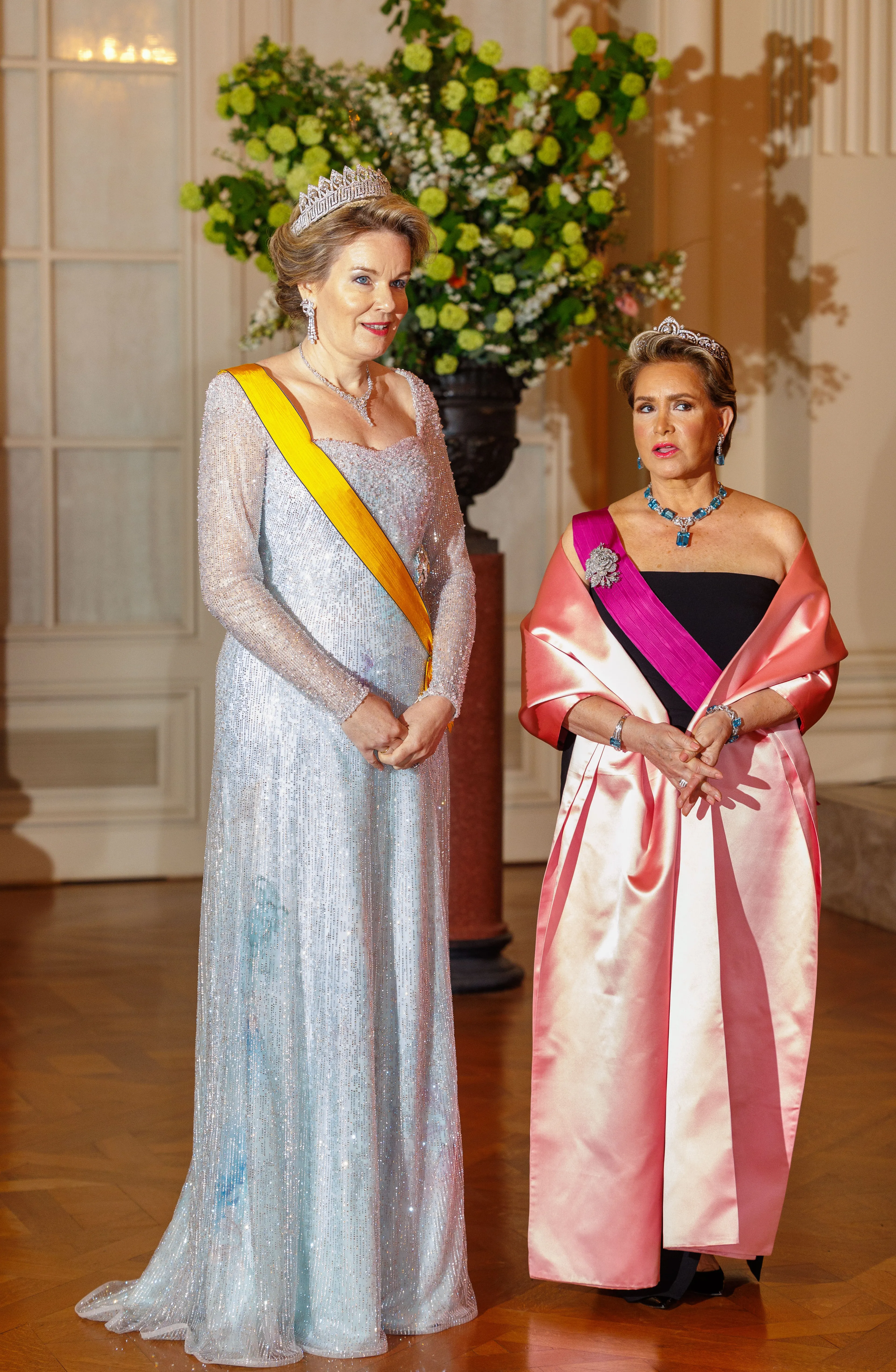 Koningin Mathilde en groothertogin Maria Teresa (2024).