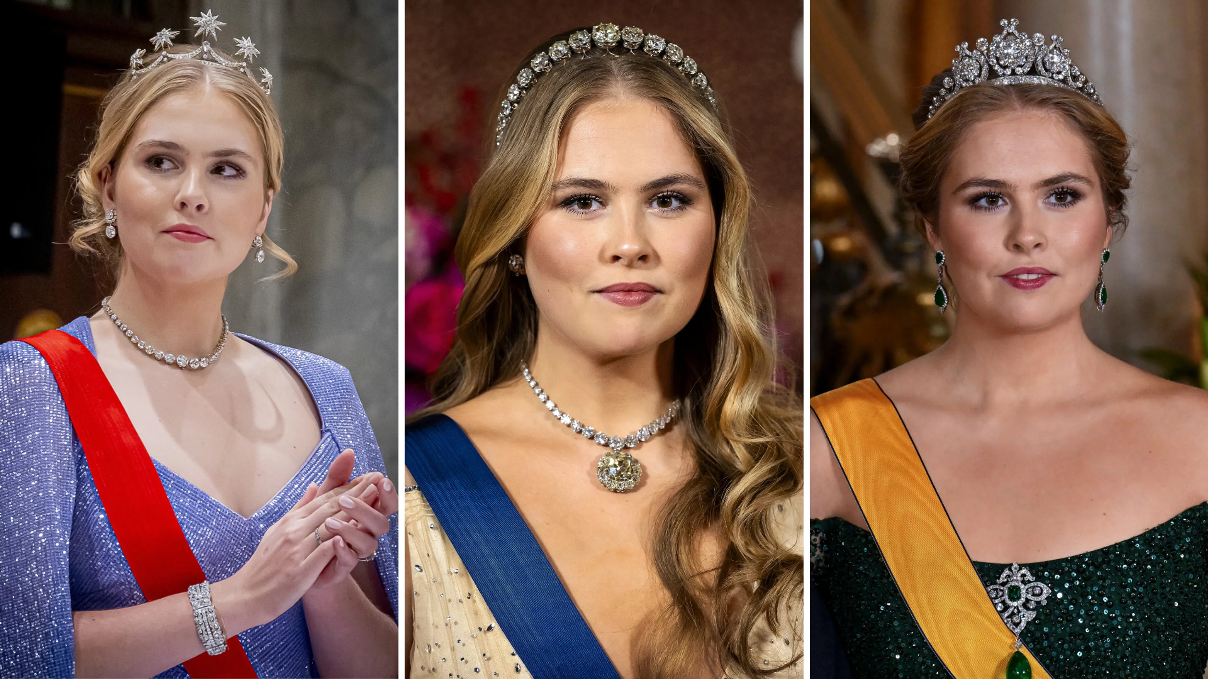 Al déze diademen heeft prinses Amalia gedragen