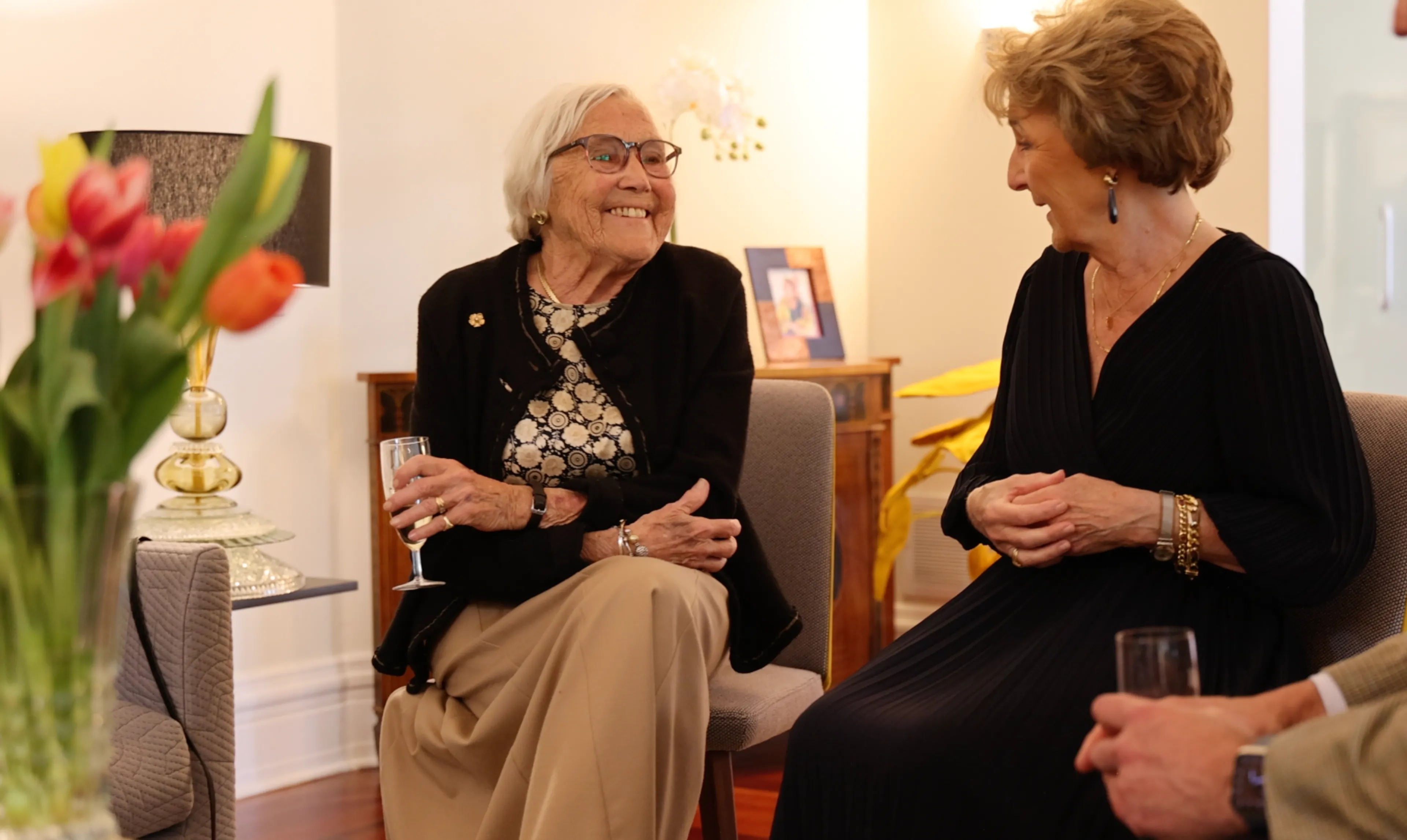 Prinses Margriet en Renée Smith-Roëll.