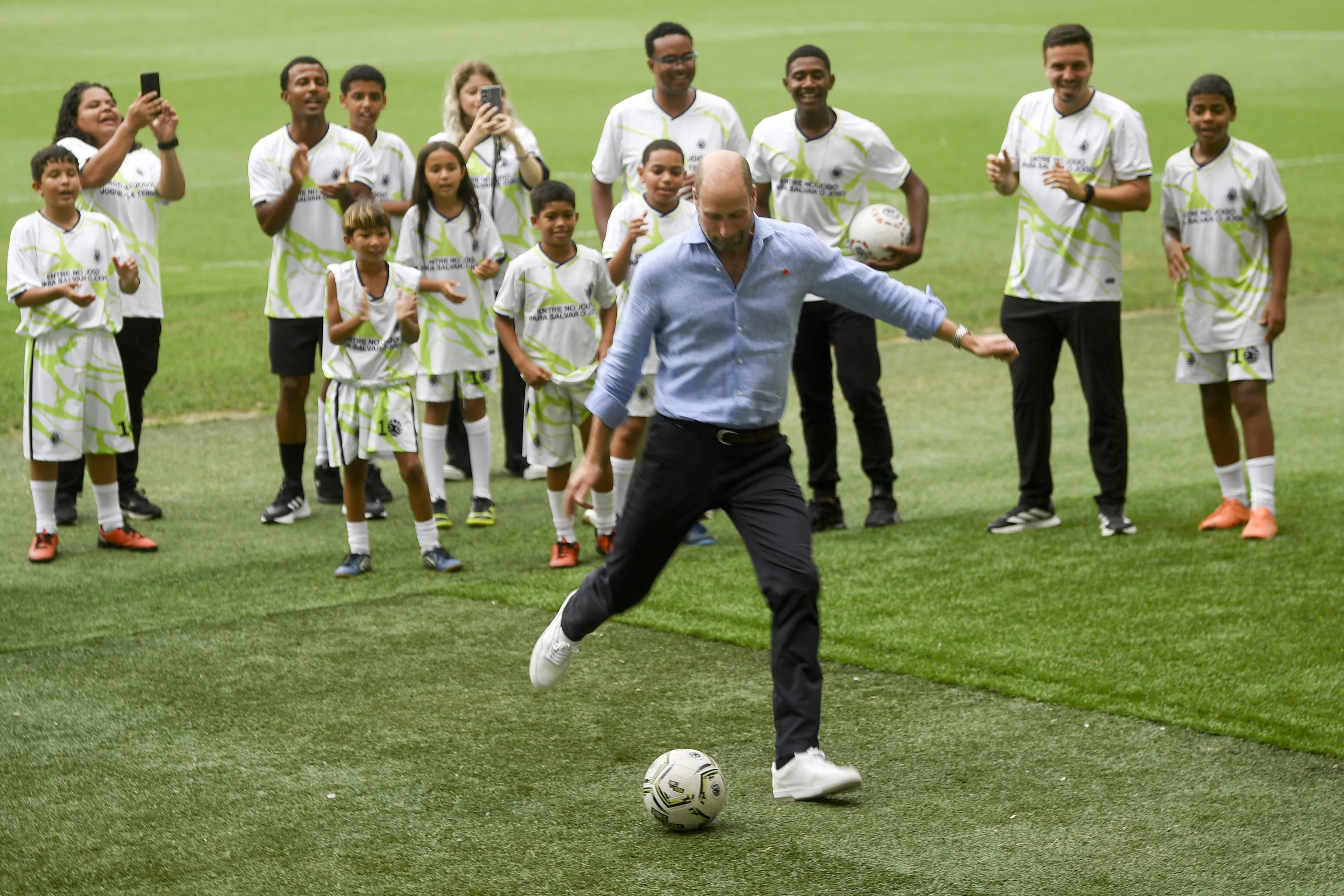 William tijdens een evenement voor voetbal in Rio de Janeiro (2025).