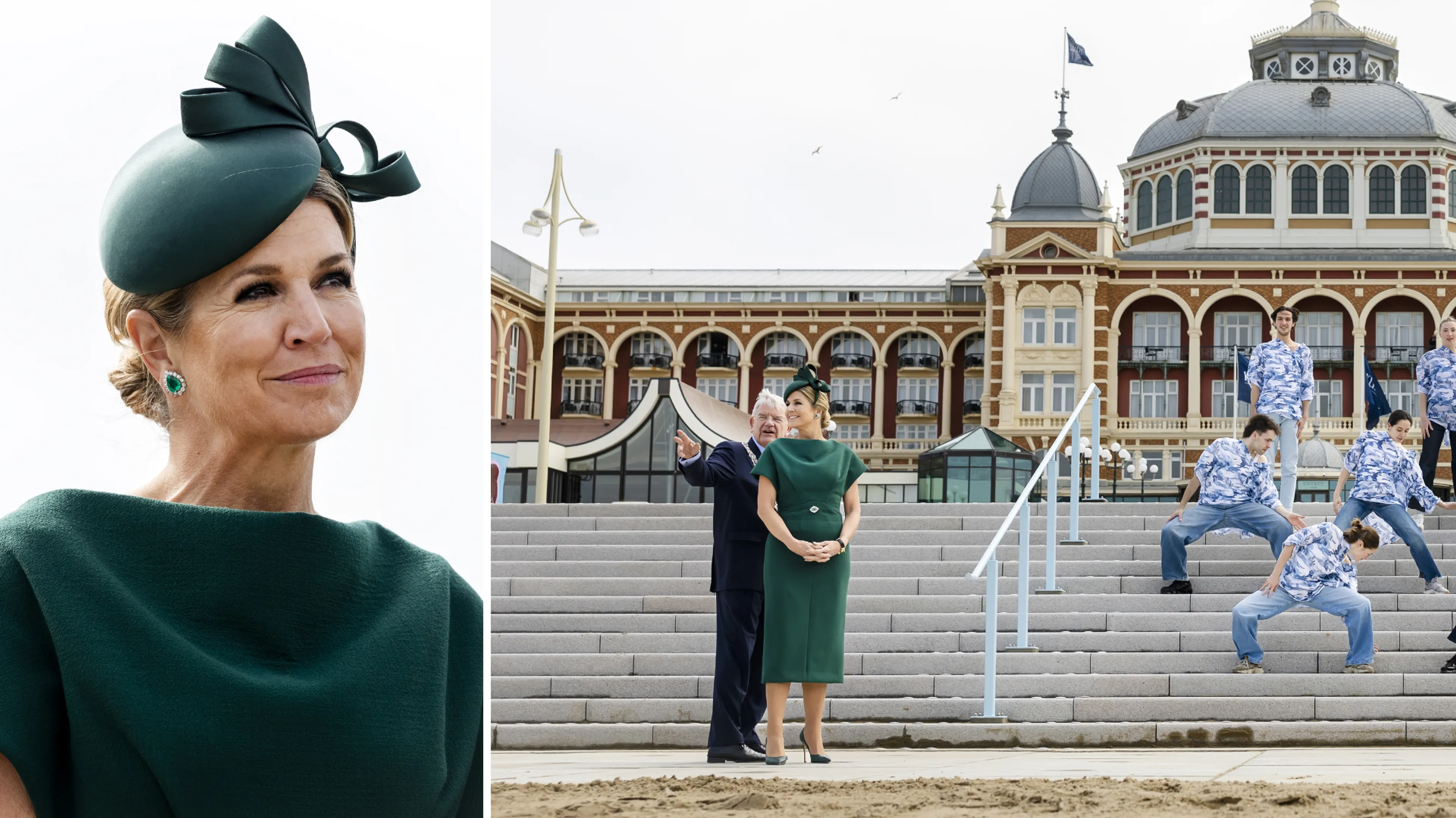 Koningin Máxima én de boulevard in 't nieuw: koninklijk bezoek aan Scheveningen