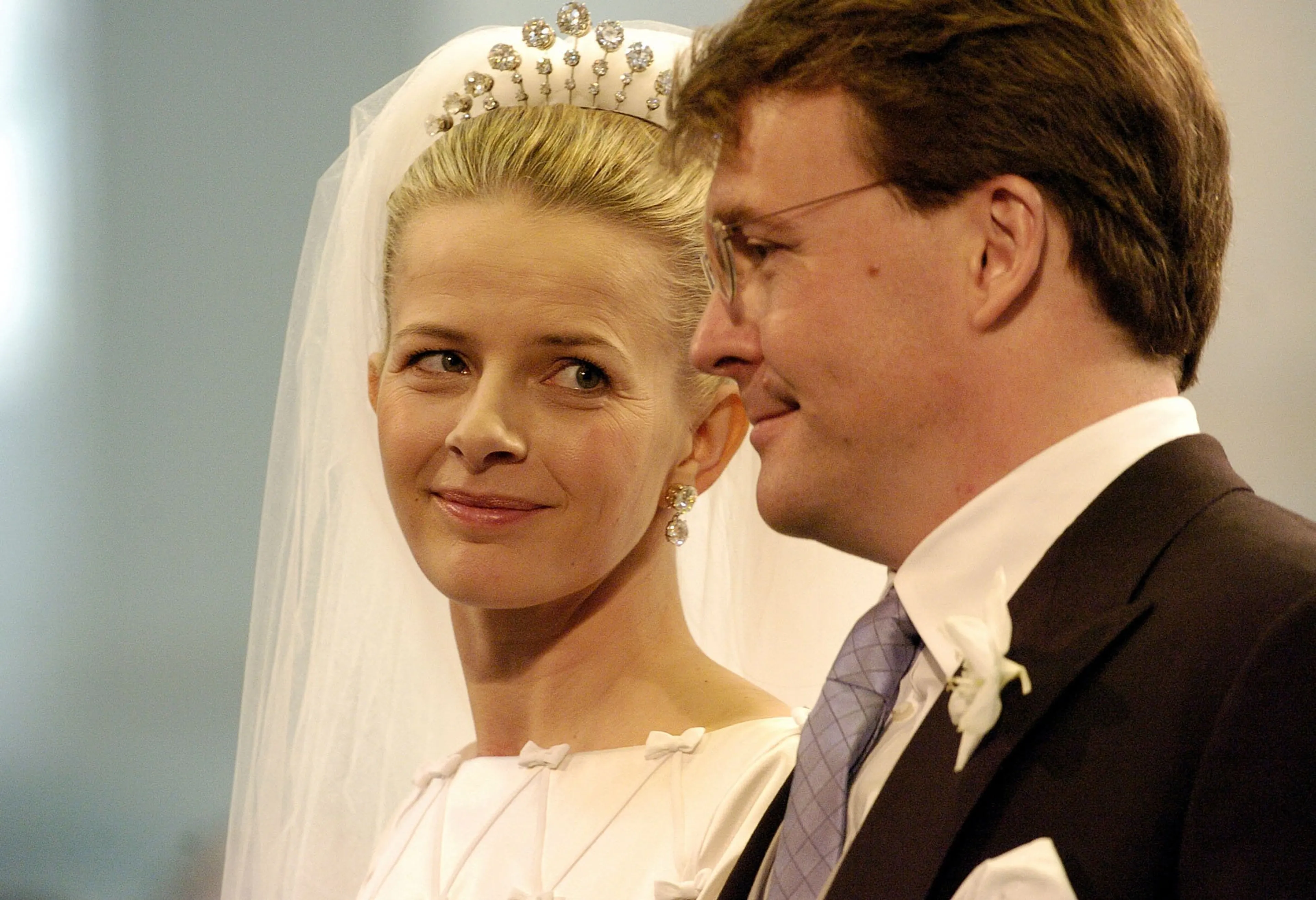 Prinses Mabel droeg deze versie van het diadeem tijdens haar huwelijk met prins Friso (2004).