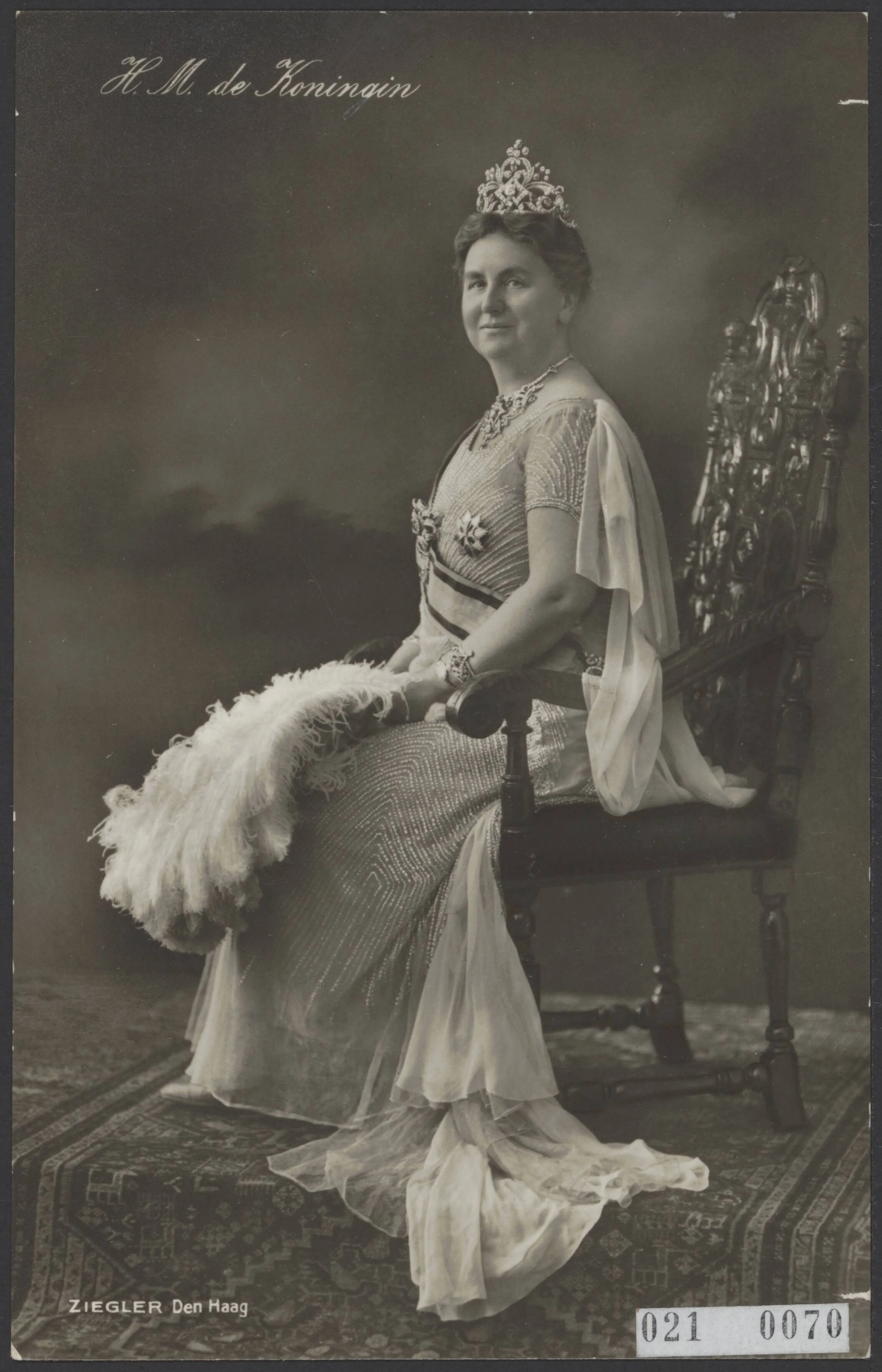 Koningin Wilhelmina (1933).