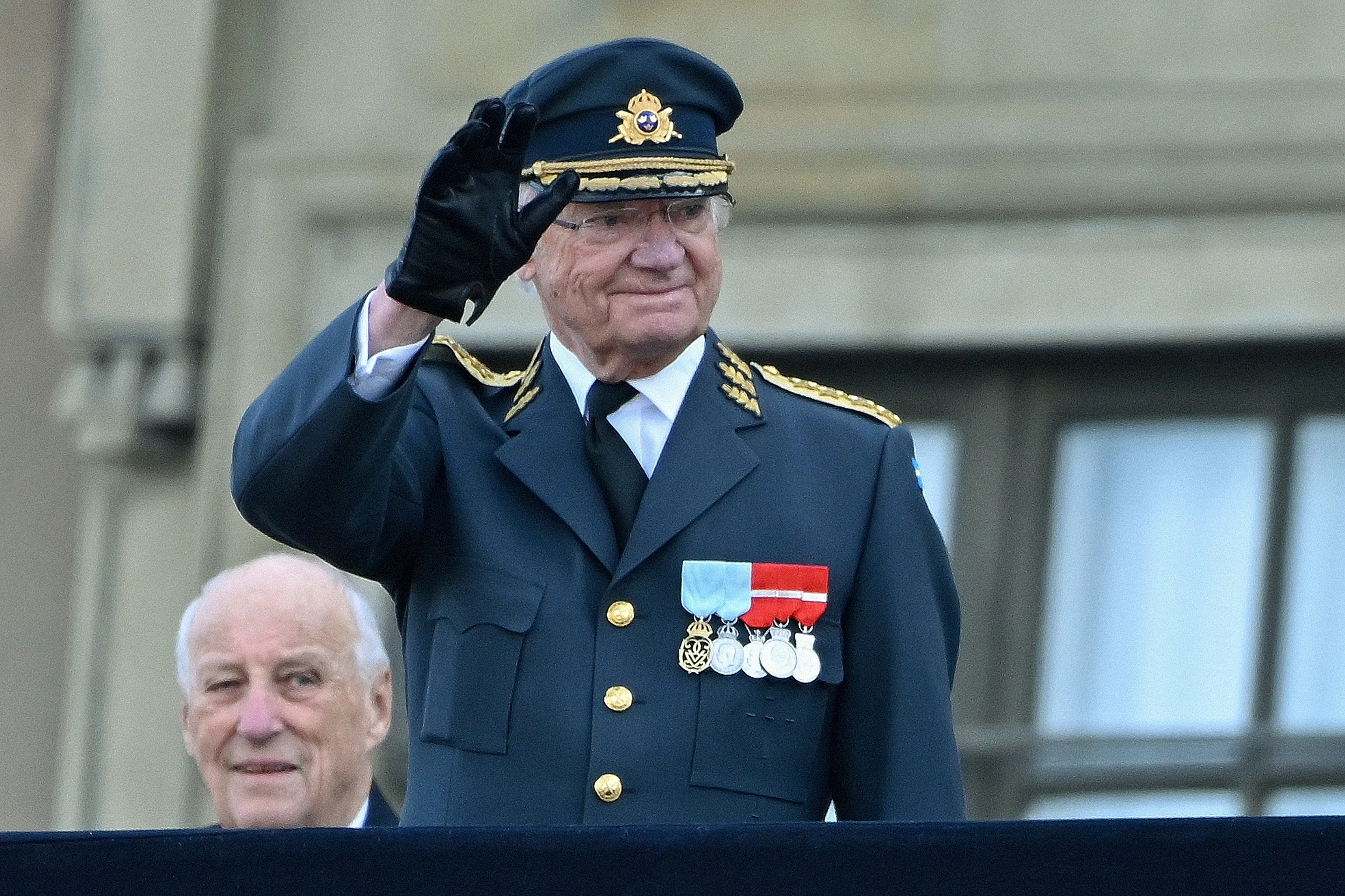 Koning Carl Gustaf.