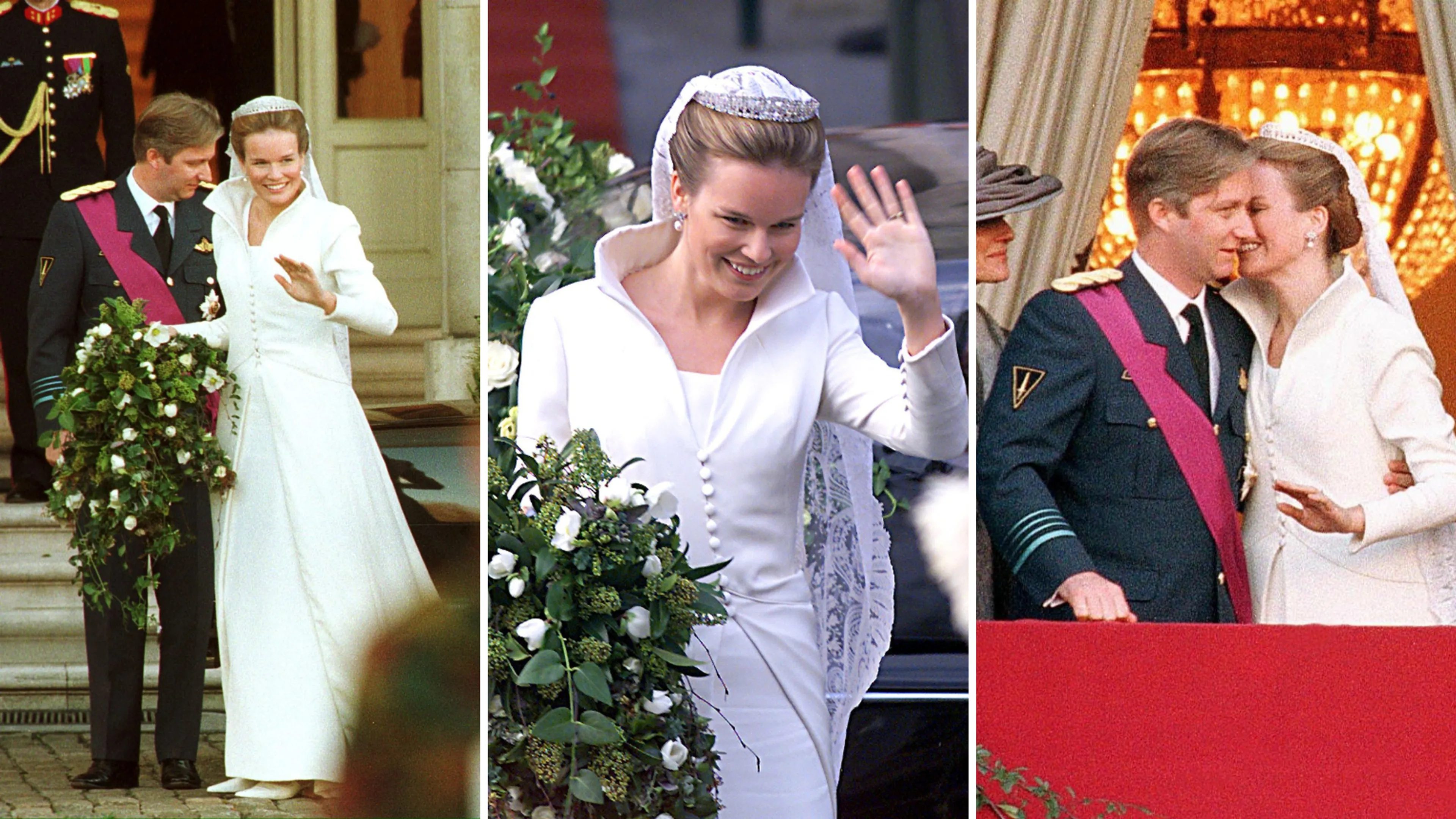 In beeld: de huwelijksdag van koning Filip en koningin Mathilde