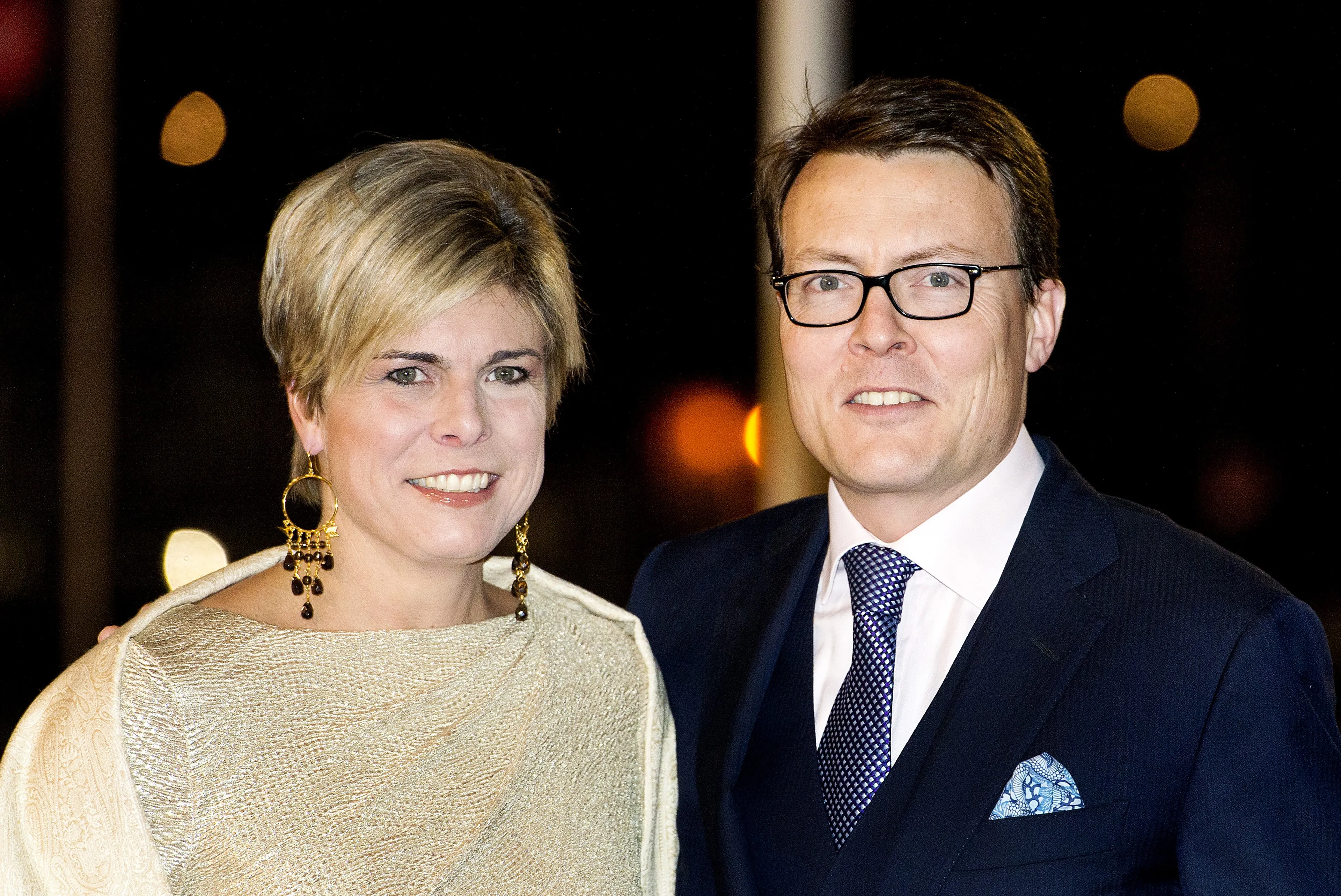 Laurentien in de gouden jurk (2014).