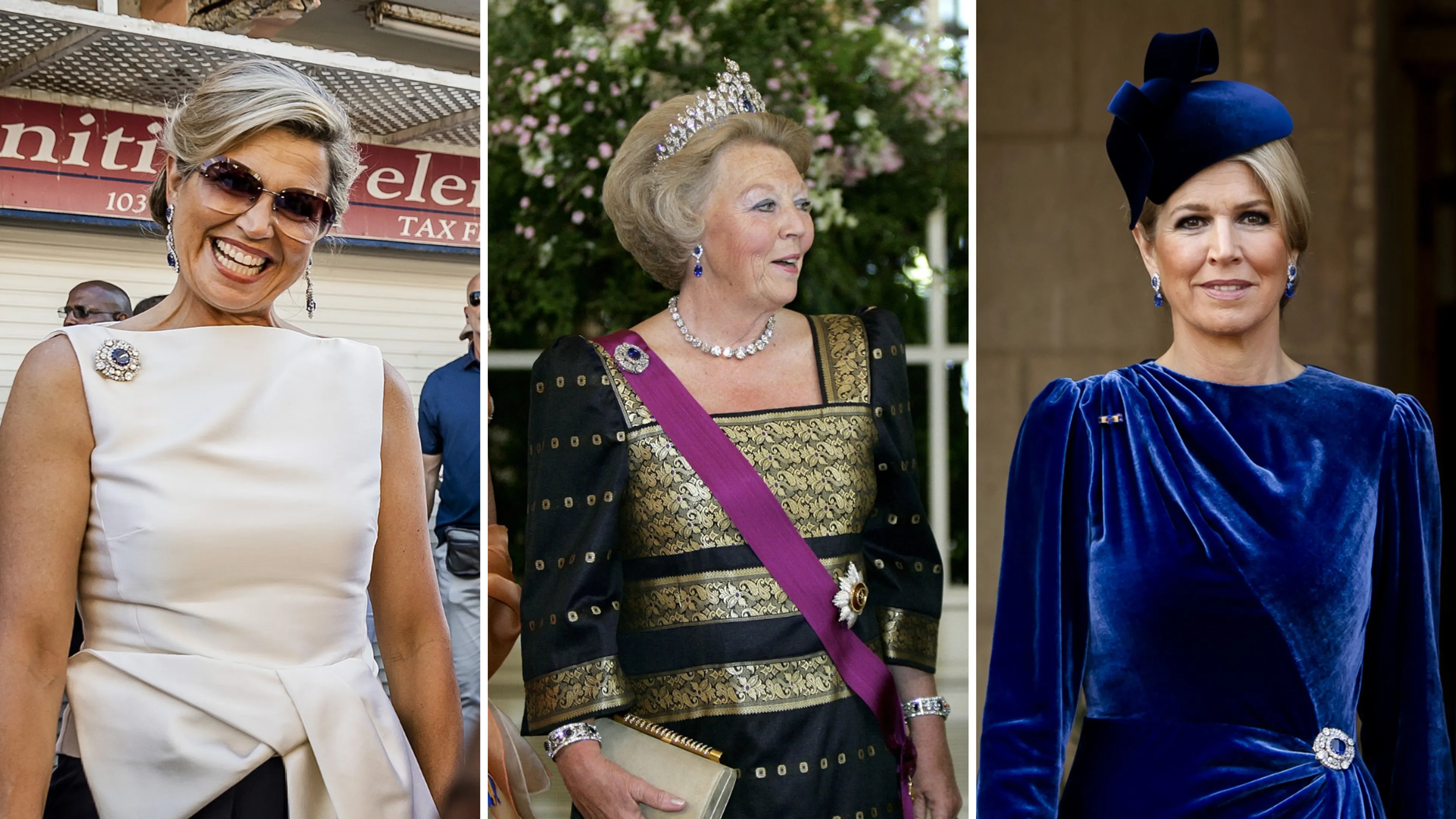 Koninklijk juweel: de ronde saffieren broche