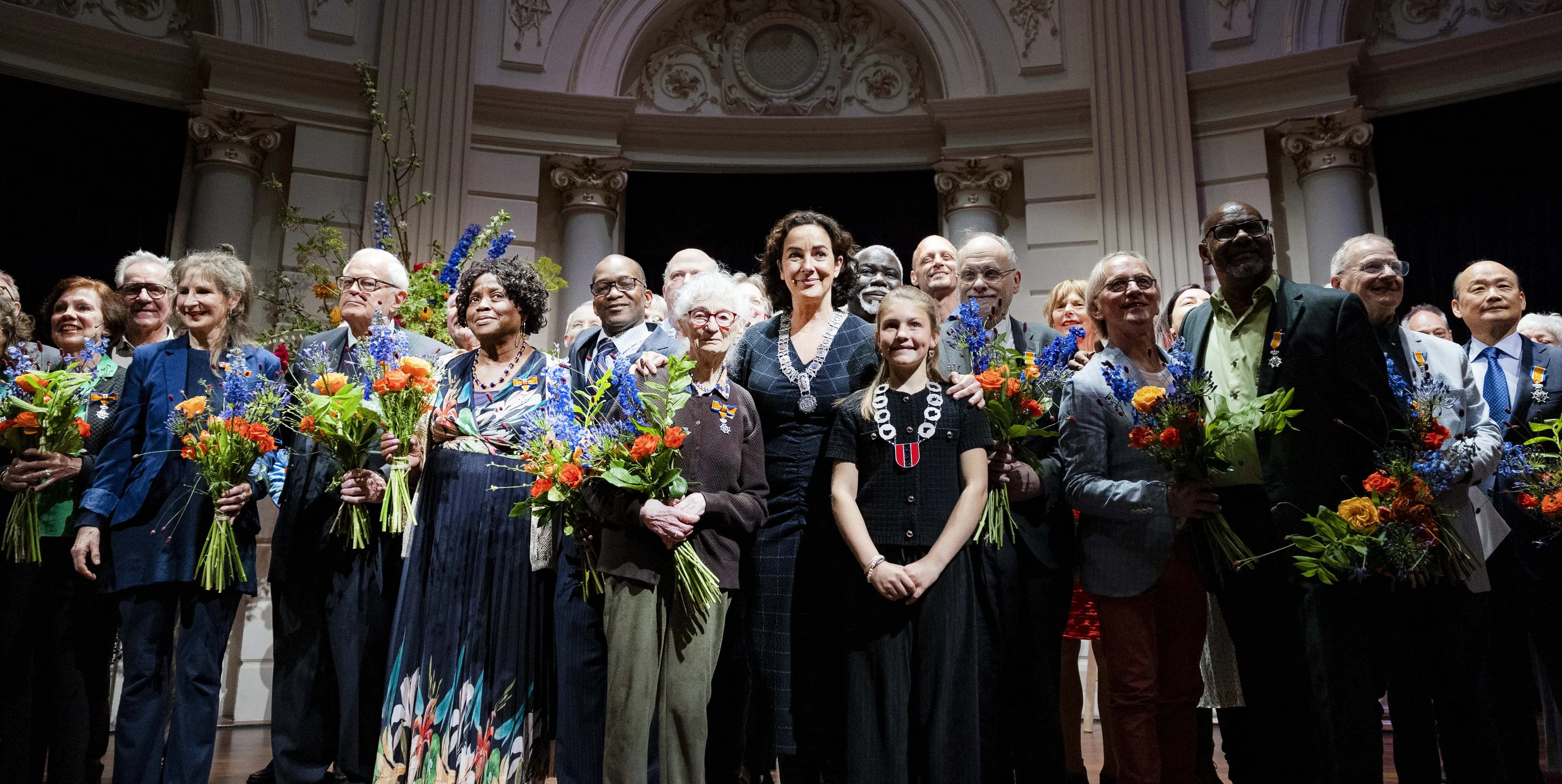De Lintjesregen in Amsterdam met burgemeester Femke Halsema (2024).