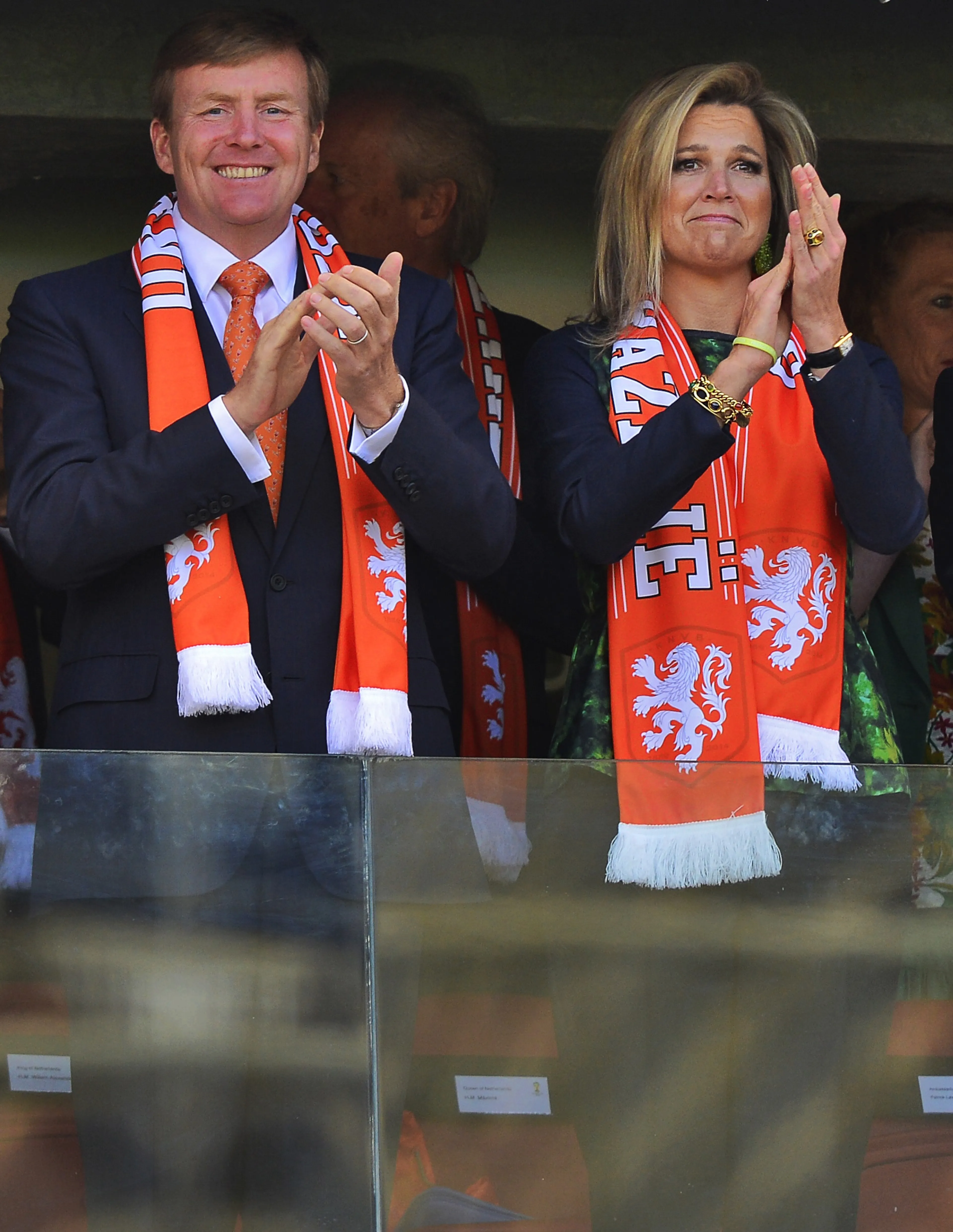 Tijdens het WK in 2014 zaten ze weer op de tribune.