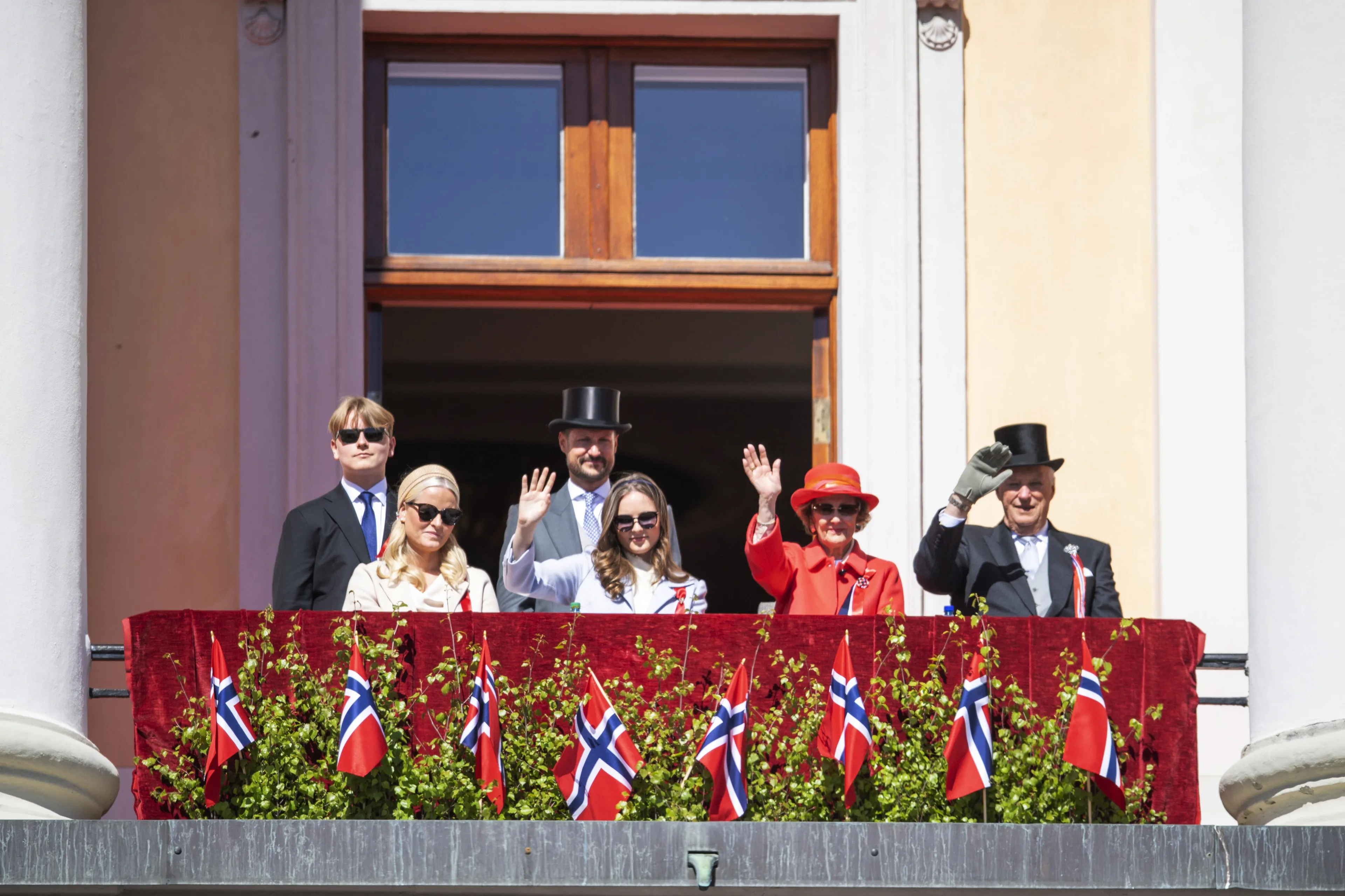 De koninklijke familie in 2022.