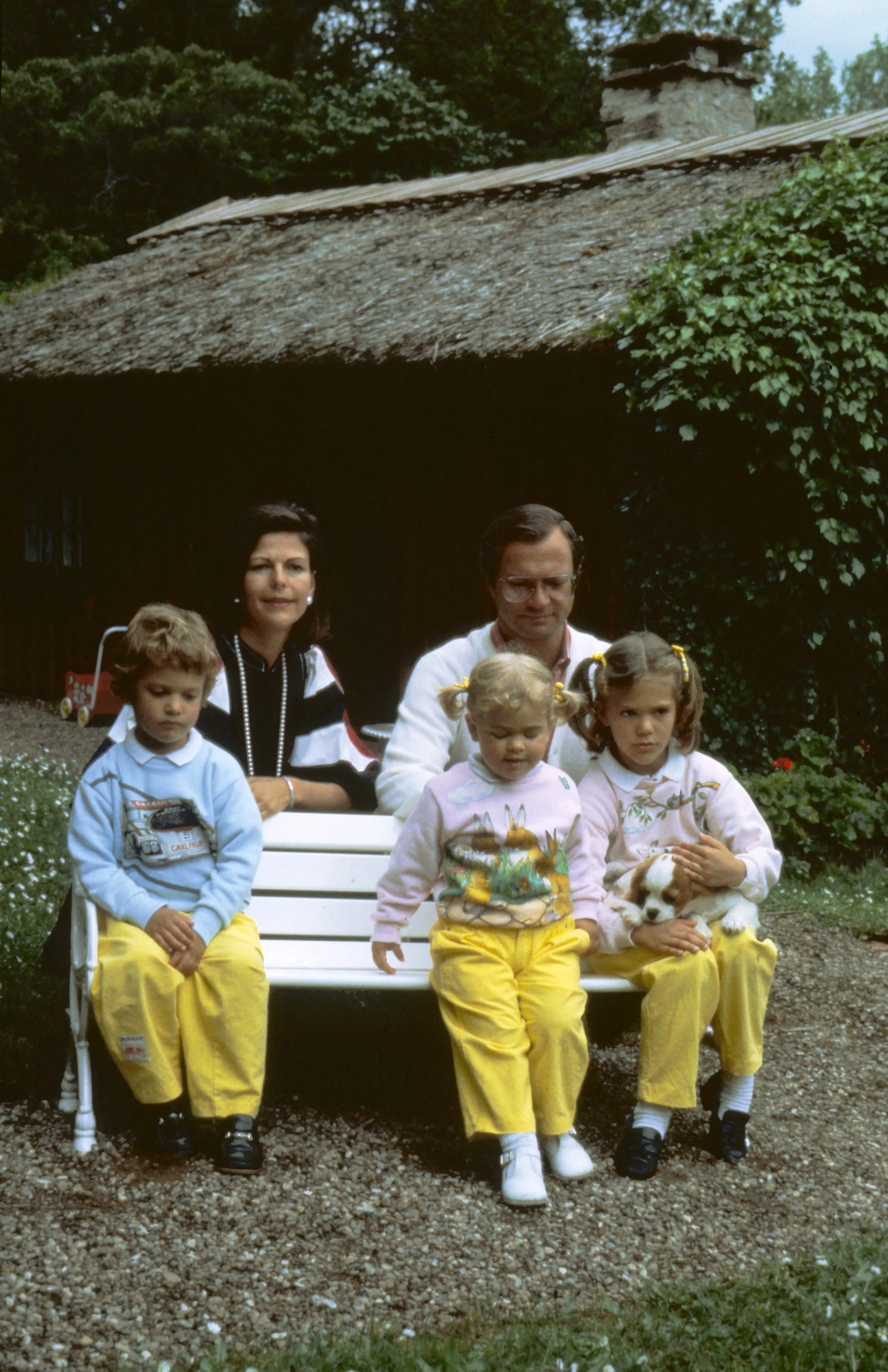 Een gezinsfoto uit 1984.