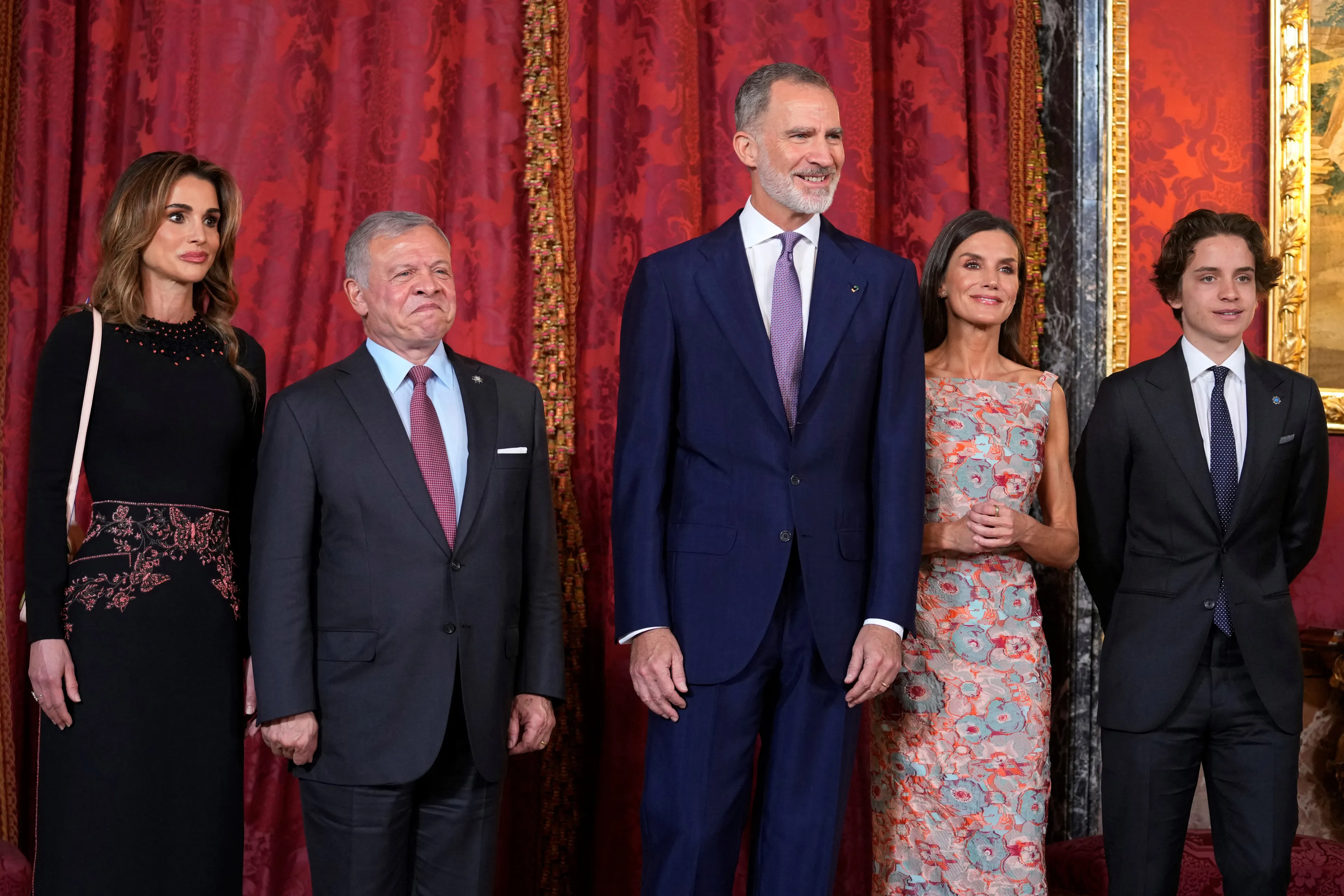 Prins Hashem tijdens zijn bezoek aan Spanje