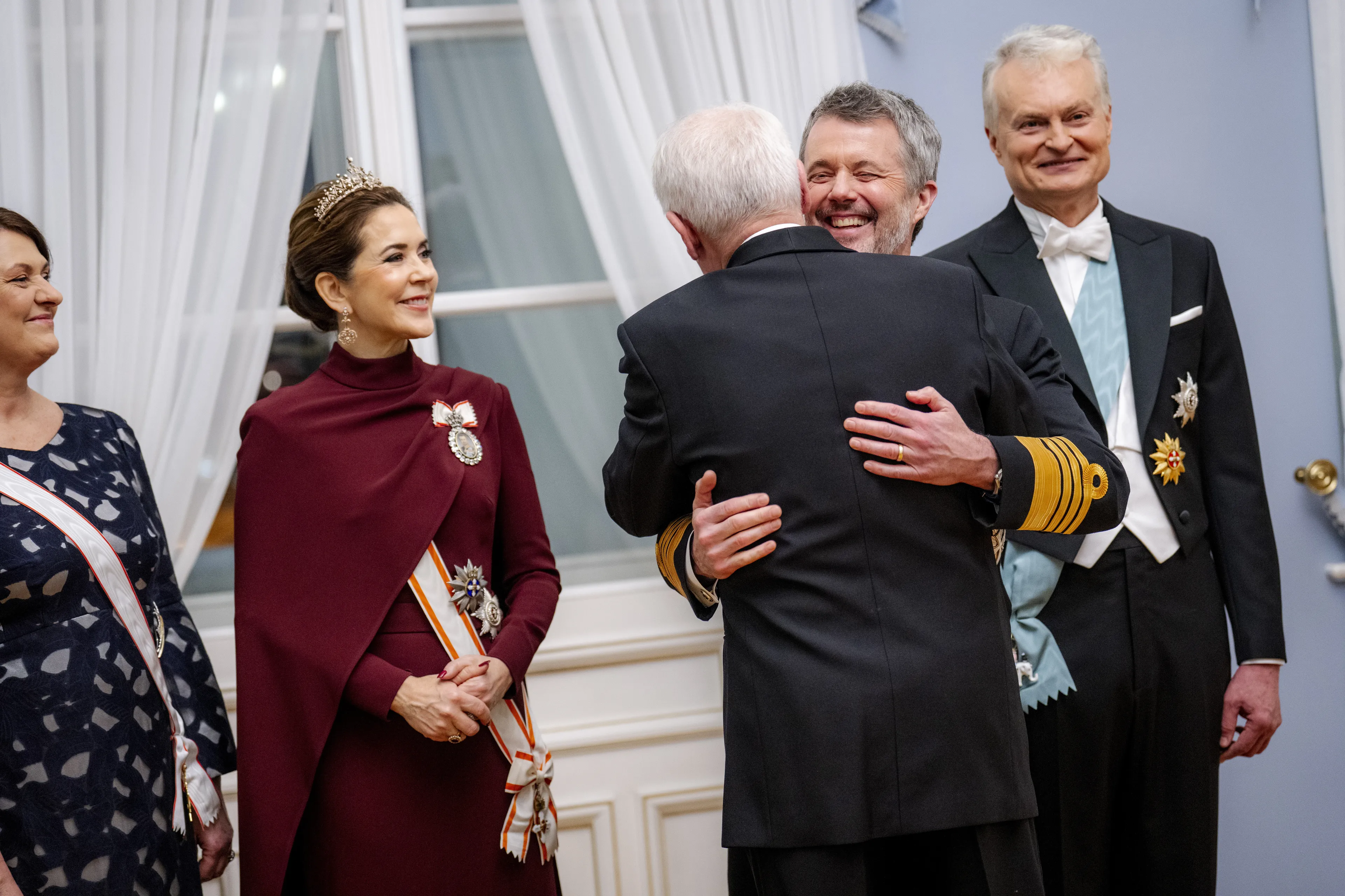 Een warme ontmoeting met koning Frederik.