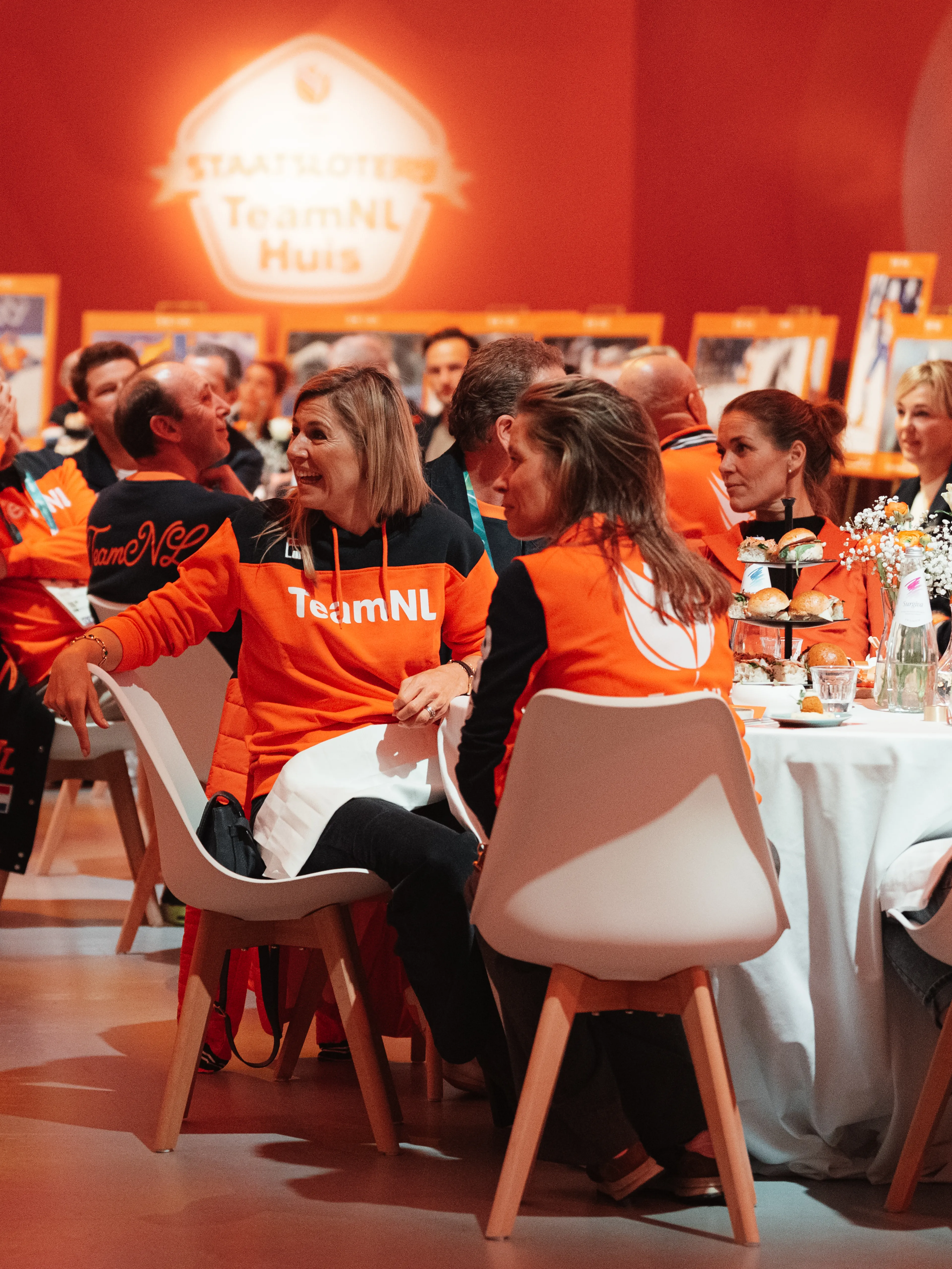 Koningin Máxima bij het TeamNL Huis.