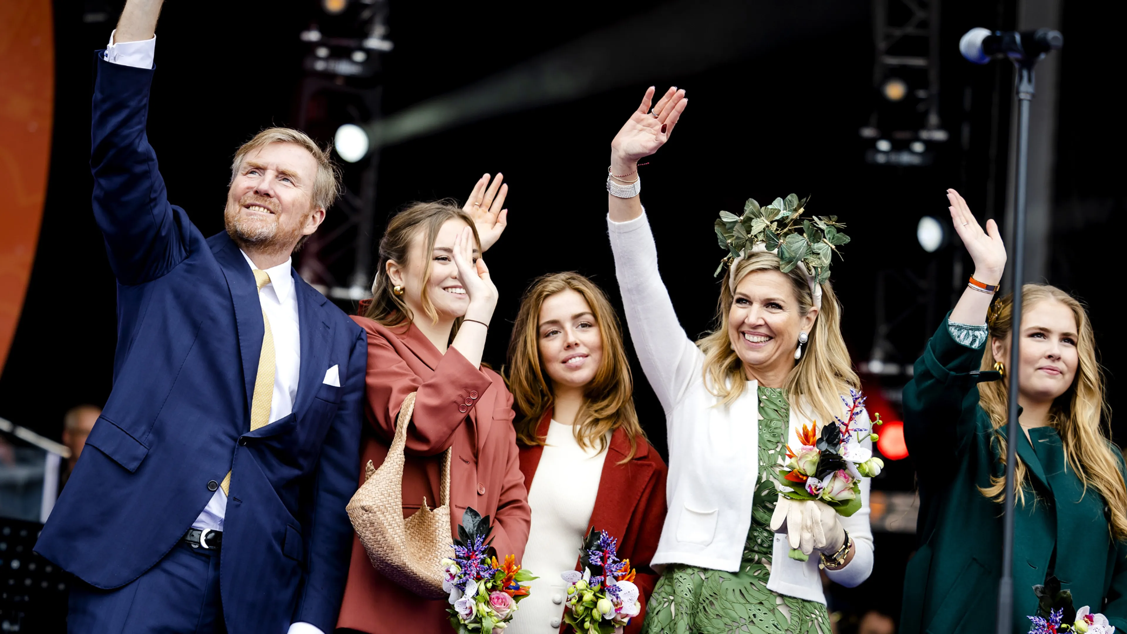 Eerste beelden: koningspaar en prinsessen zijn klaar voor Koningsdag 2025