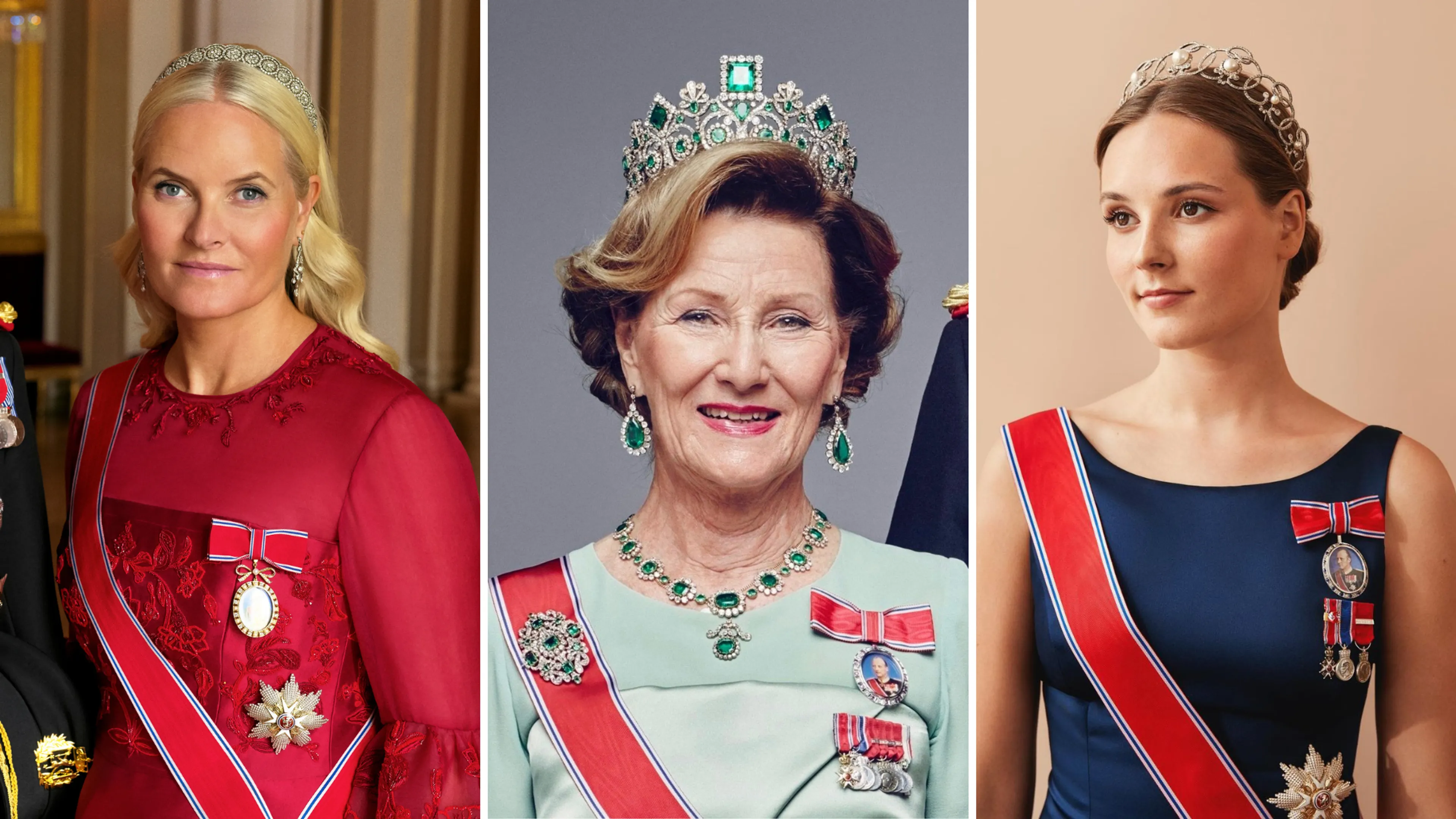 Pracht en praal: alle Noorse diademen op een rij