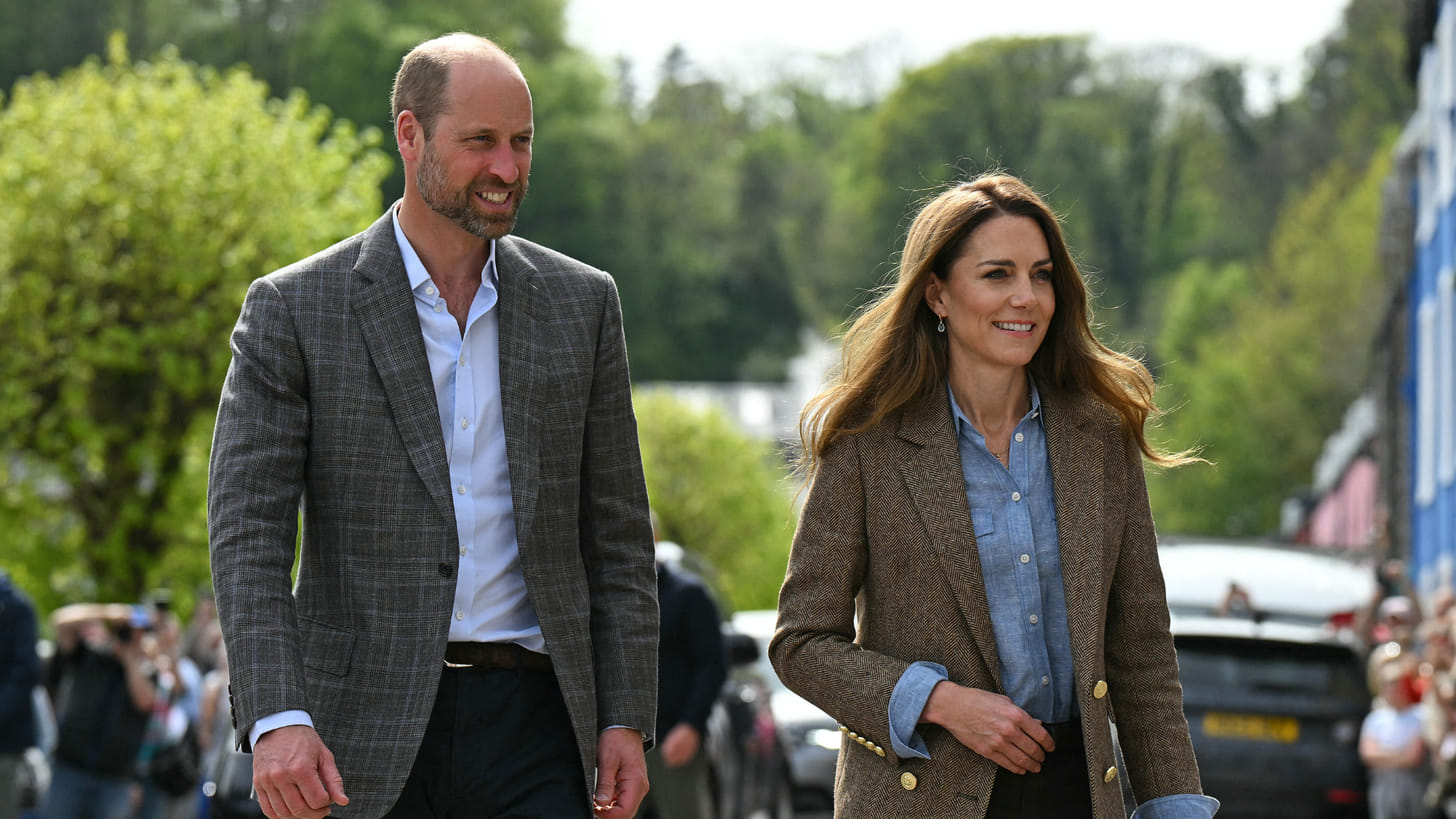 Prins en prinses van Wales maken een romantisch tripje naar Schotland