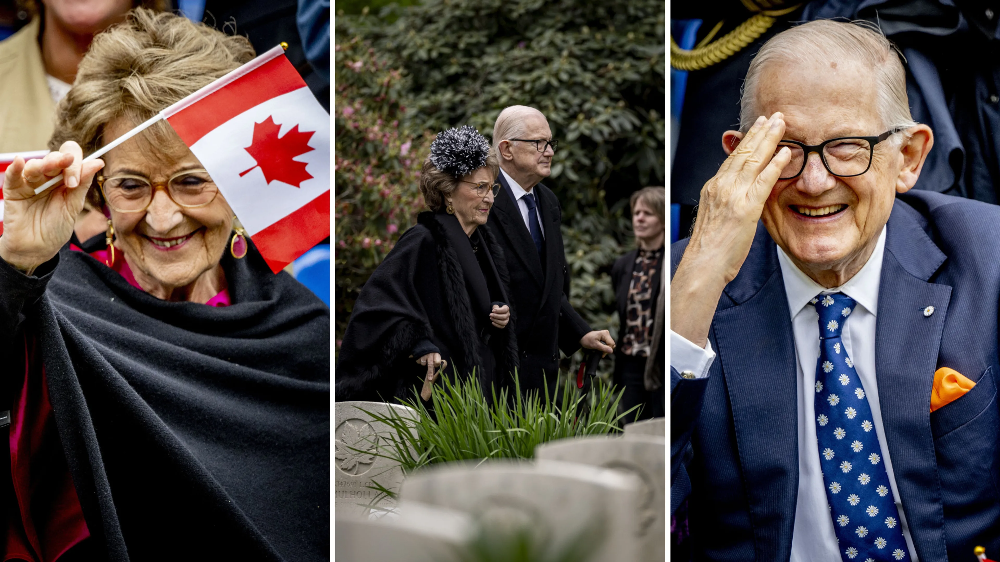 Zo stonden prinses Margriet en Pieter van Vollenhoven stil bij 4 en 5 mei