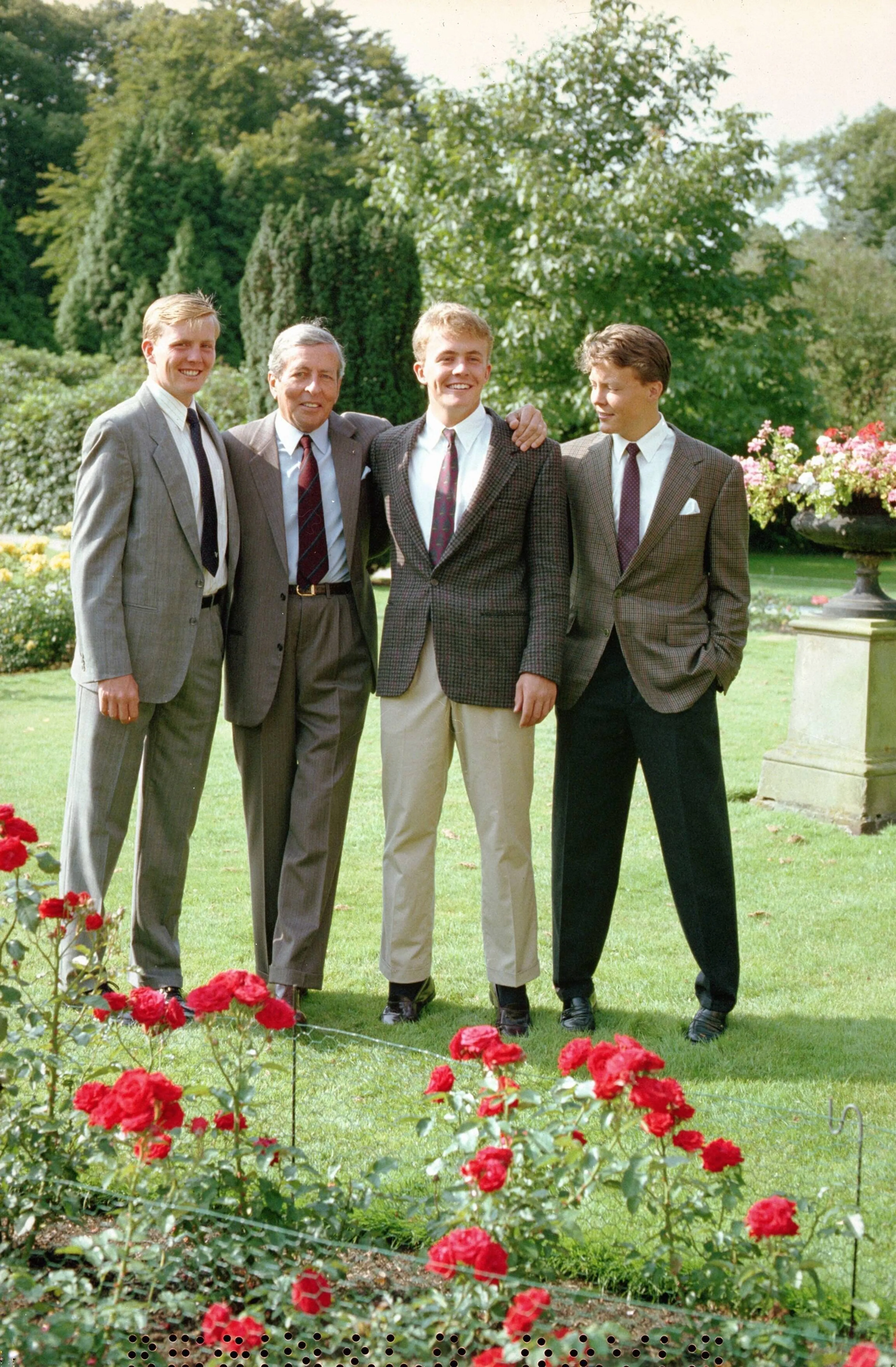 De vier prinsen in 1988.