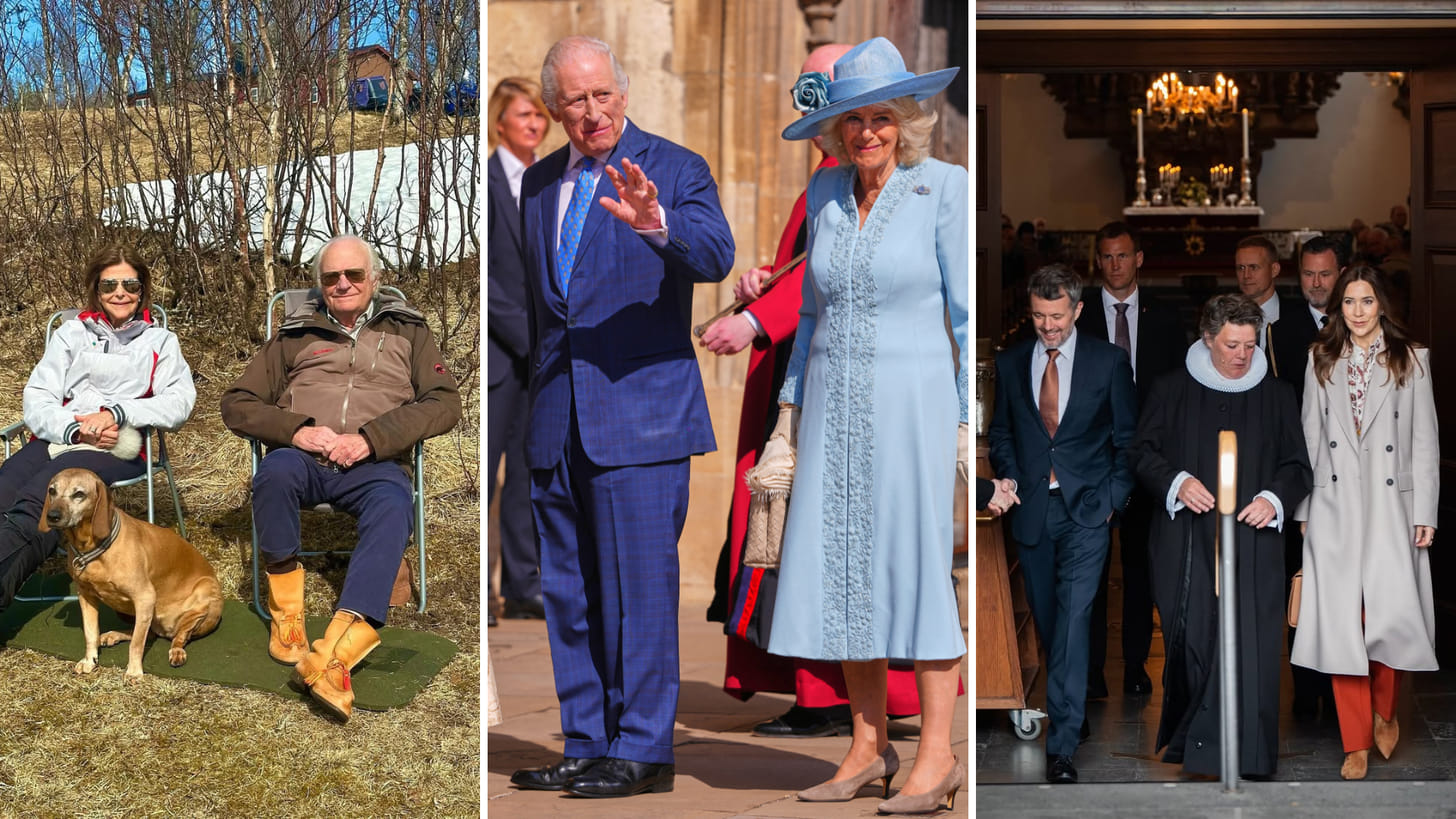 Lekker kijken: zó vierden de royals Pasen in 2025