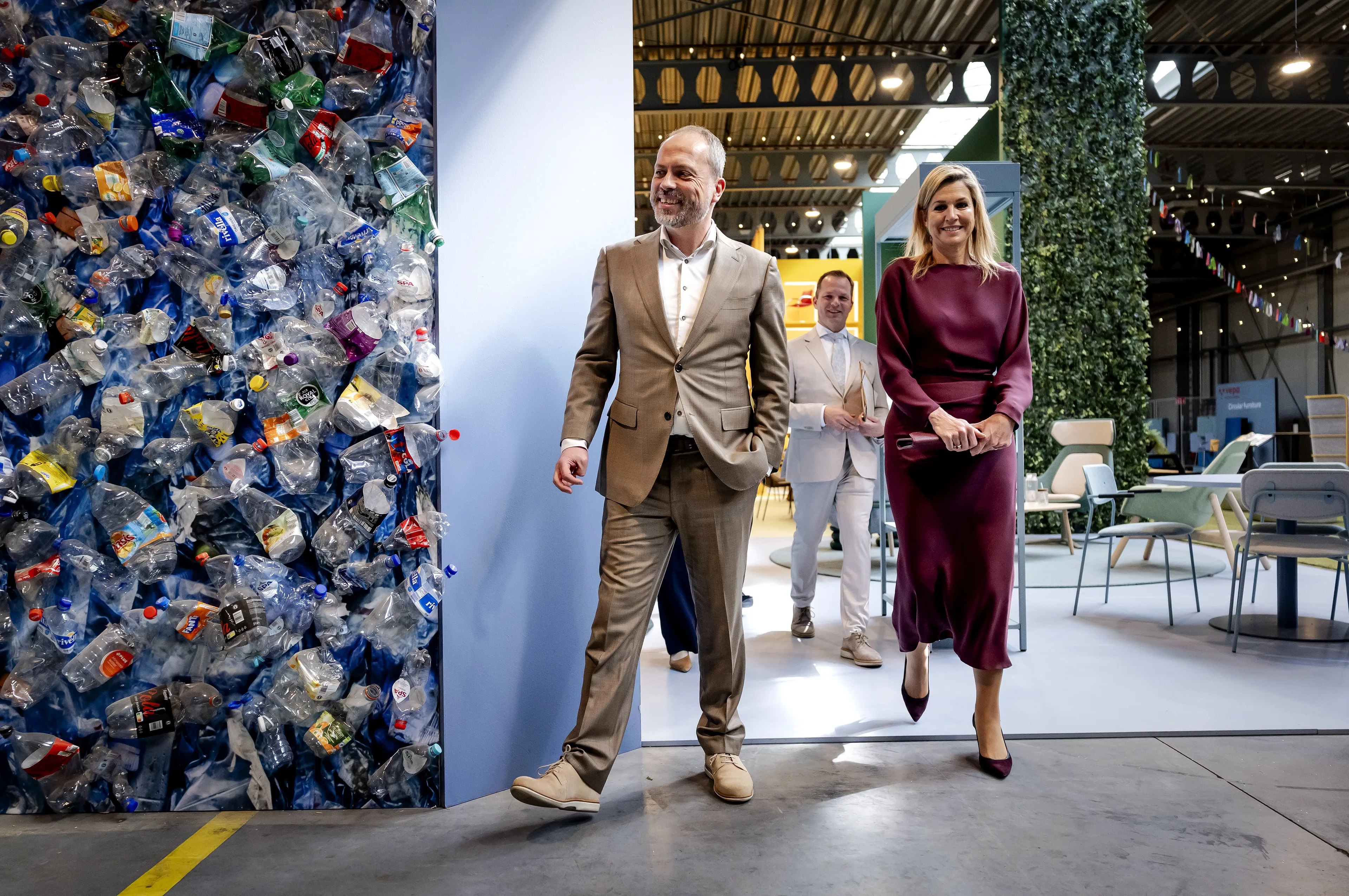Máxima brengt een bezoek in het kader van circulariteit in Drenthe (1 april 2026).