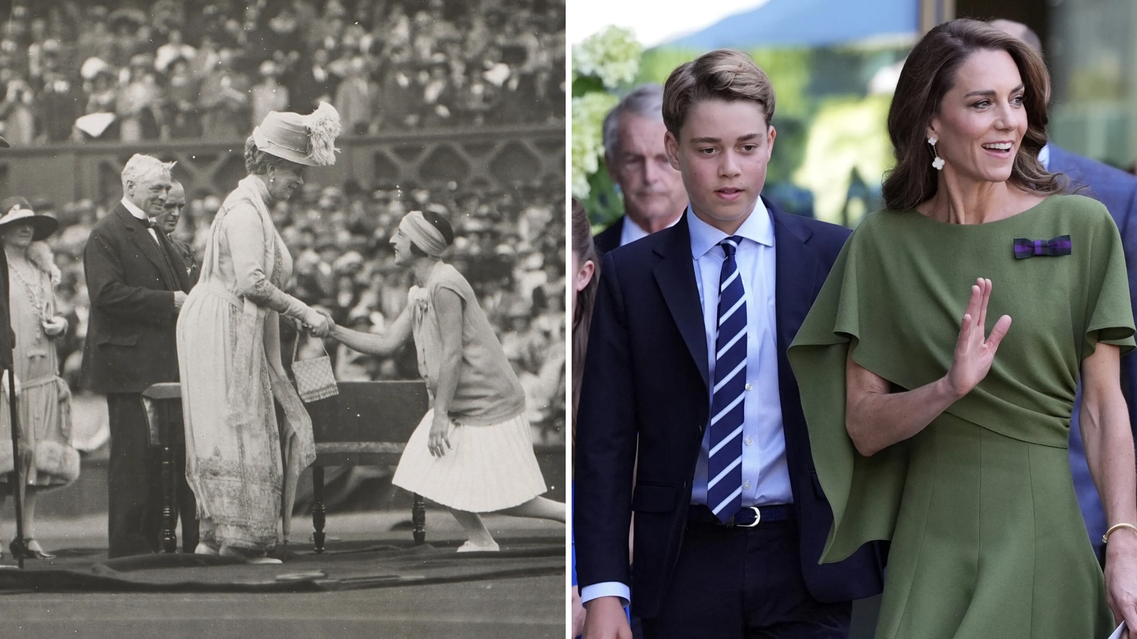 Déze royal stond precies honderd jaar geleden op Wimbledon