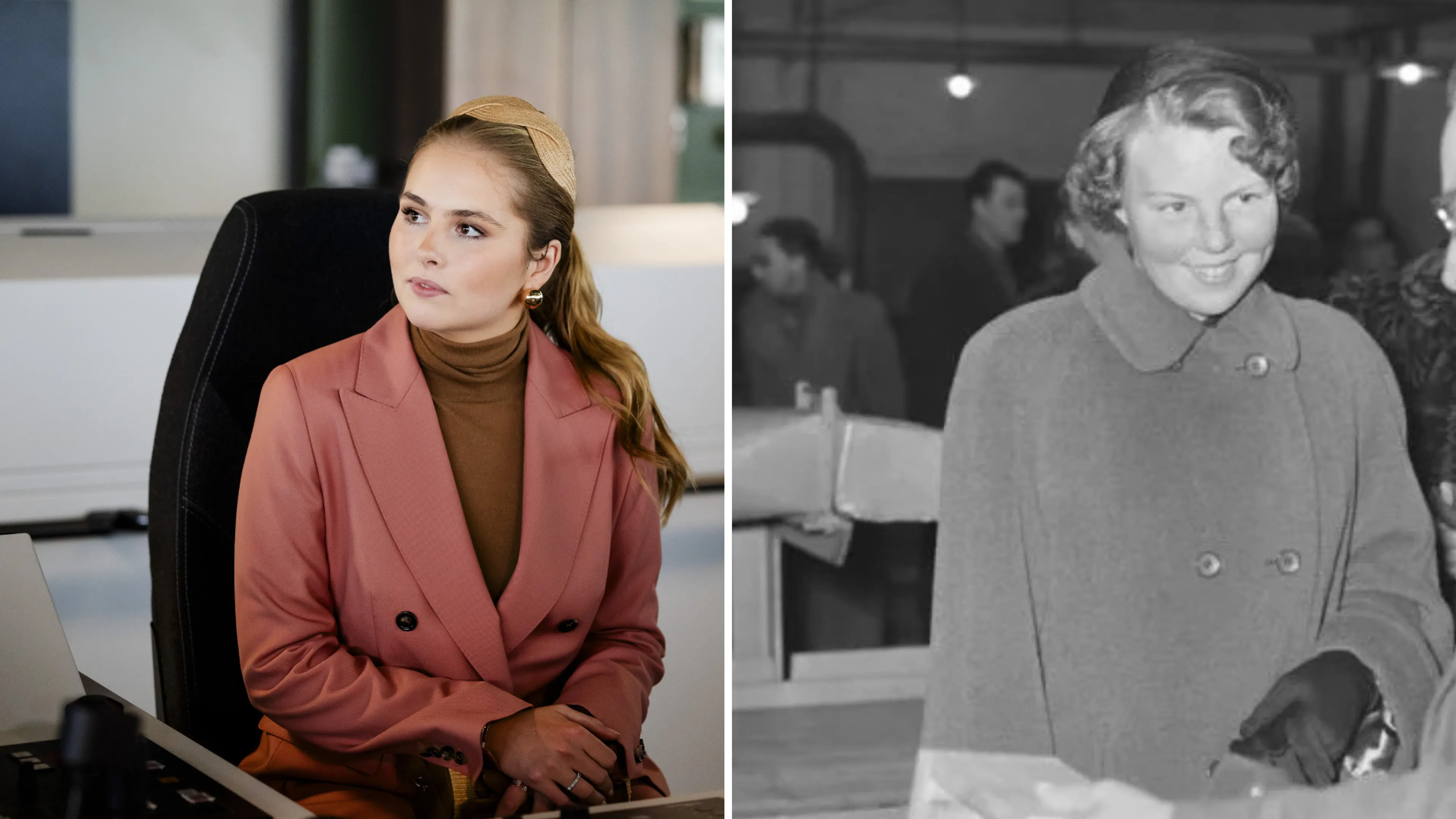 Zo oma, zo kleindochter: het eerste solo-optreden van prinsessen Amalia en Beatrix