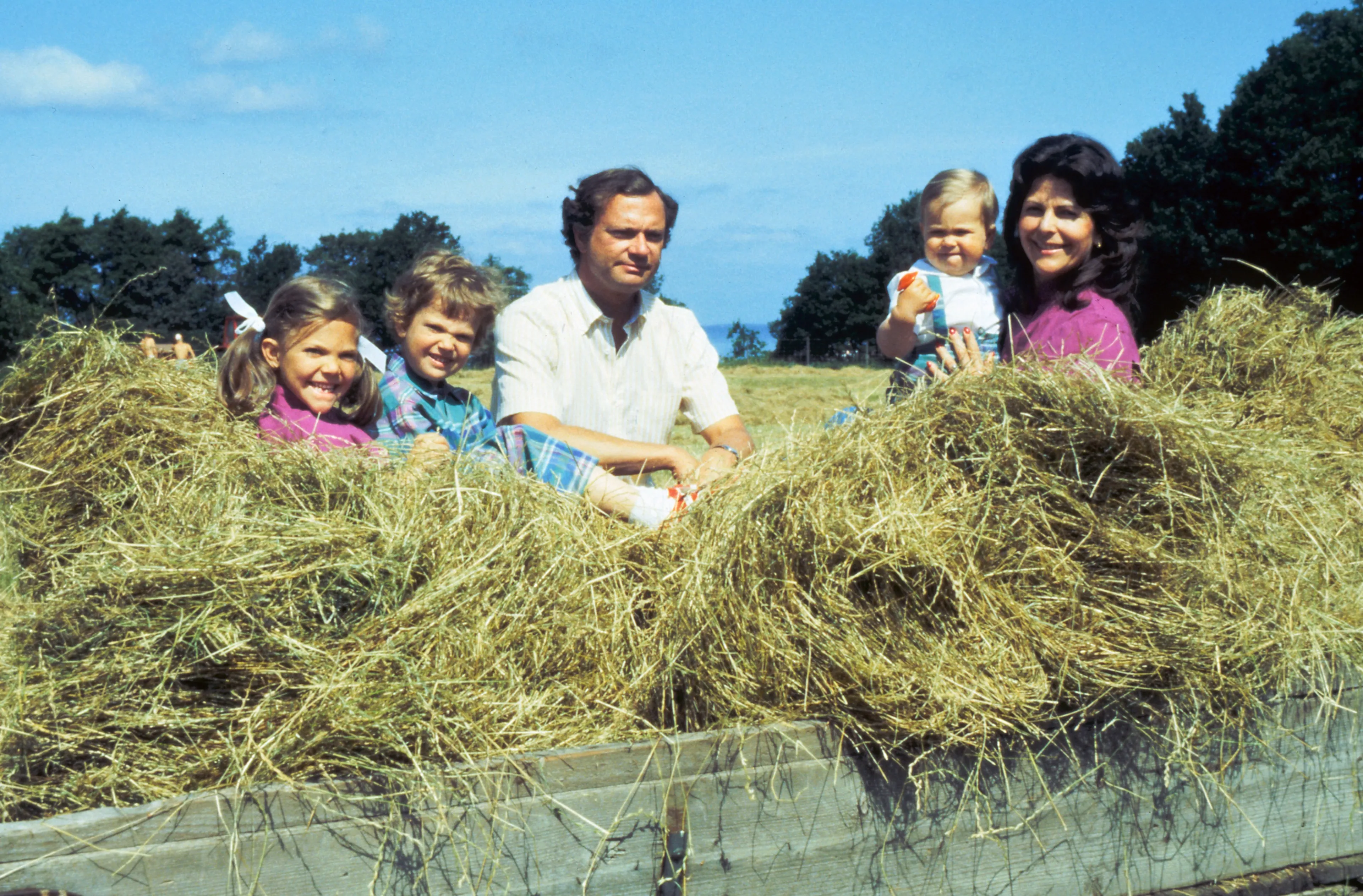 Het gezin in 1983.