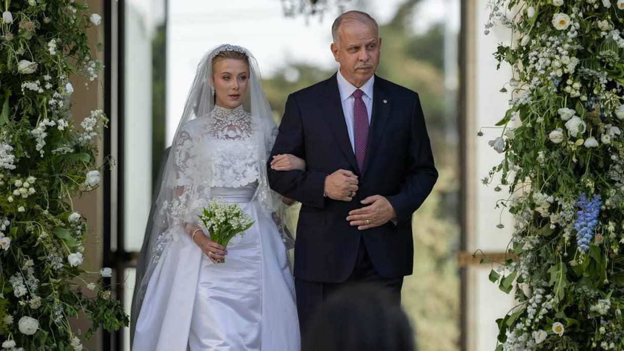 Het nichtje van koning Abdullah van Jordanië is getrouwd! Kijk mee naar de beelden