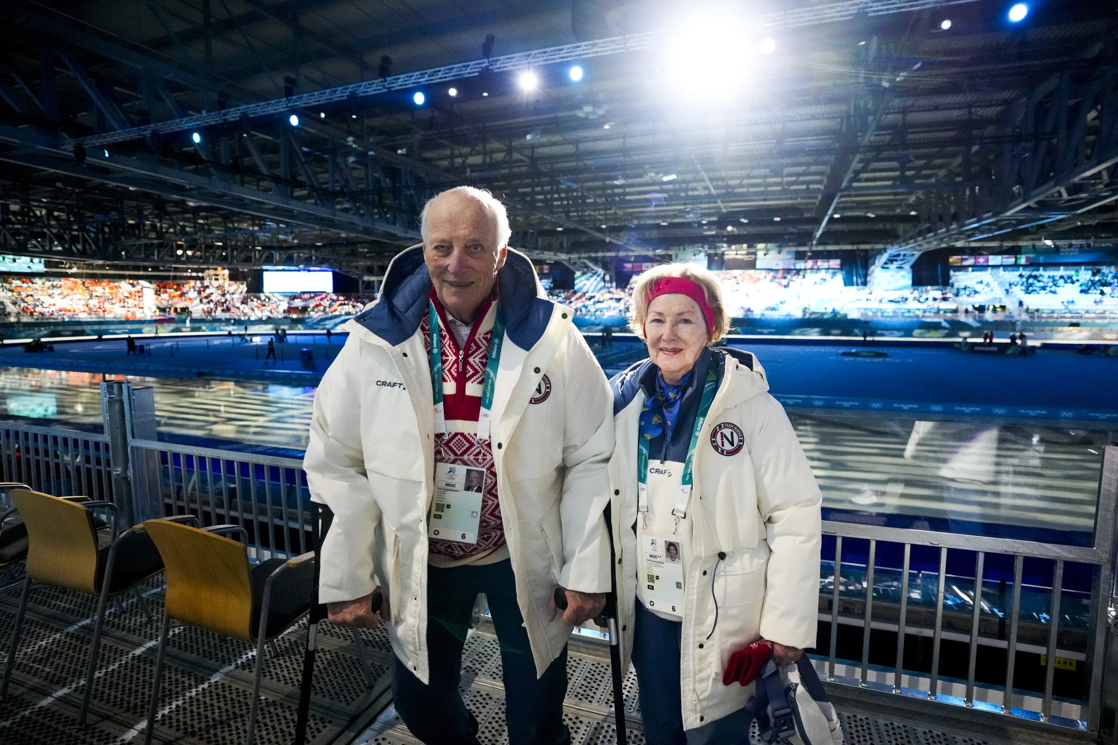 Onlangs waren koning Harald en koningin Sonja nog bij de Olympische Winterspelen in Milaan (2026).