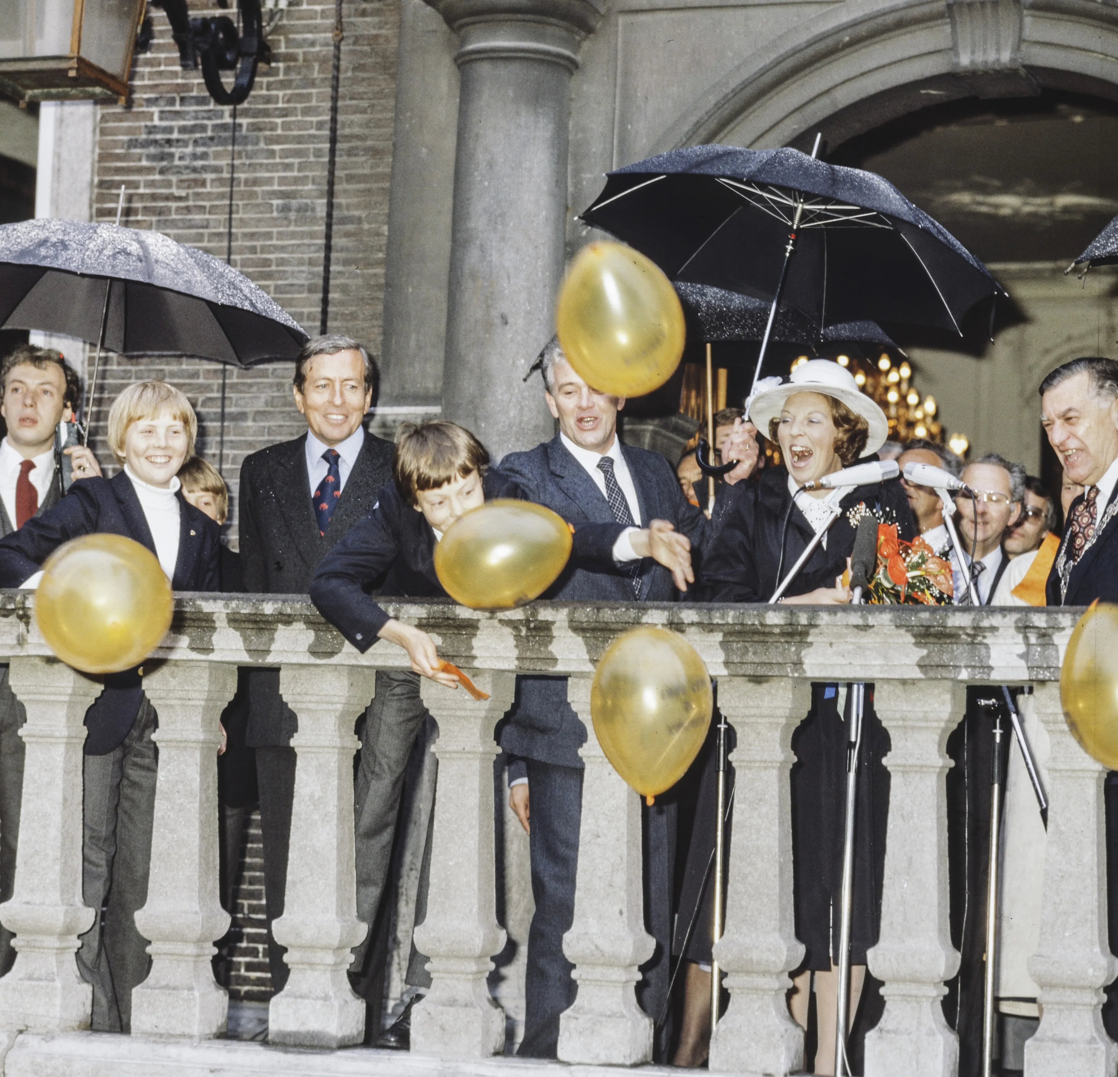 De koninklijke familie in Veere en Breda.